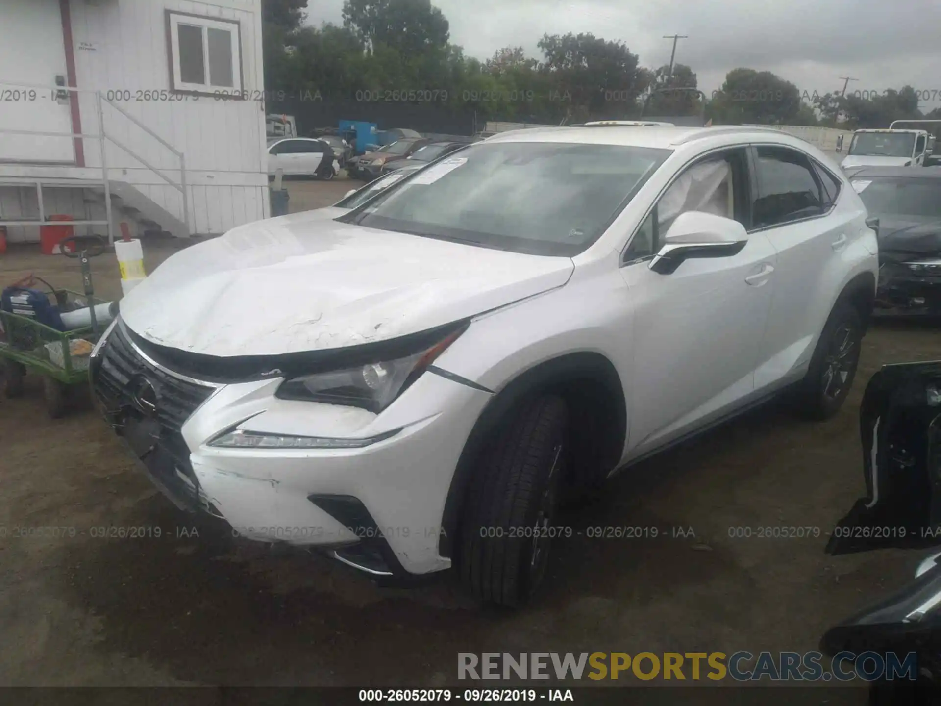 2 Фотография поврежденного автомобиля JTJBJRBZ4K2097598 LEXUS NX 2019