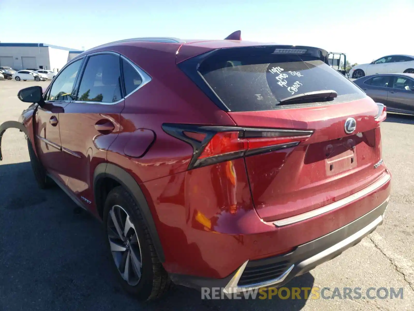 3 Photograph of a damaged car JTJBJRBZ4K2099304 LEXUS NX 2019