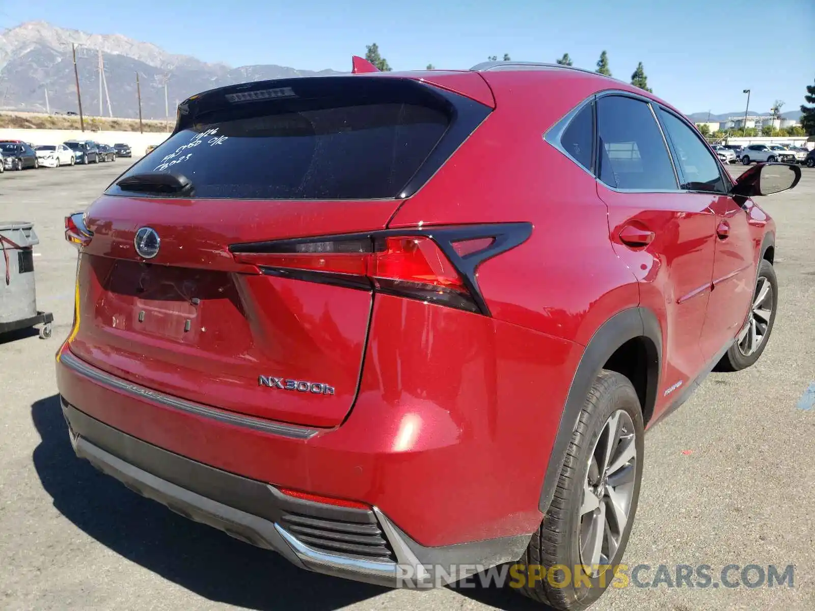 4 Photograph of a damaged car JTJBJRBZ4K2099304 LEXUS NX 2019