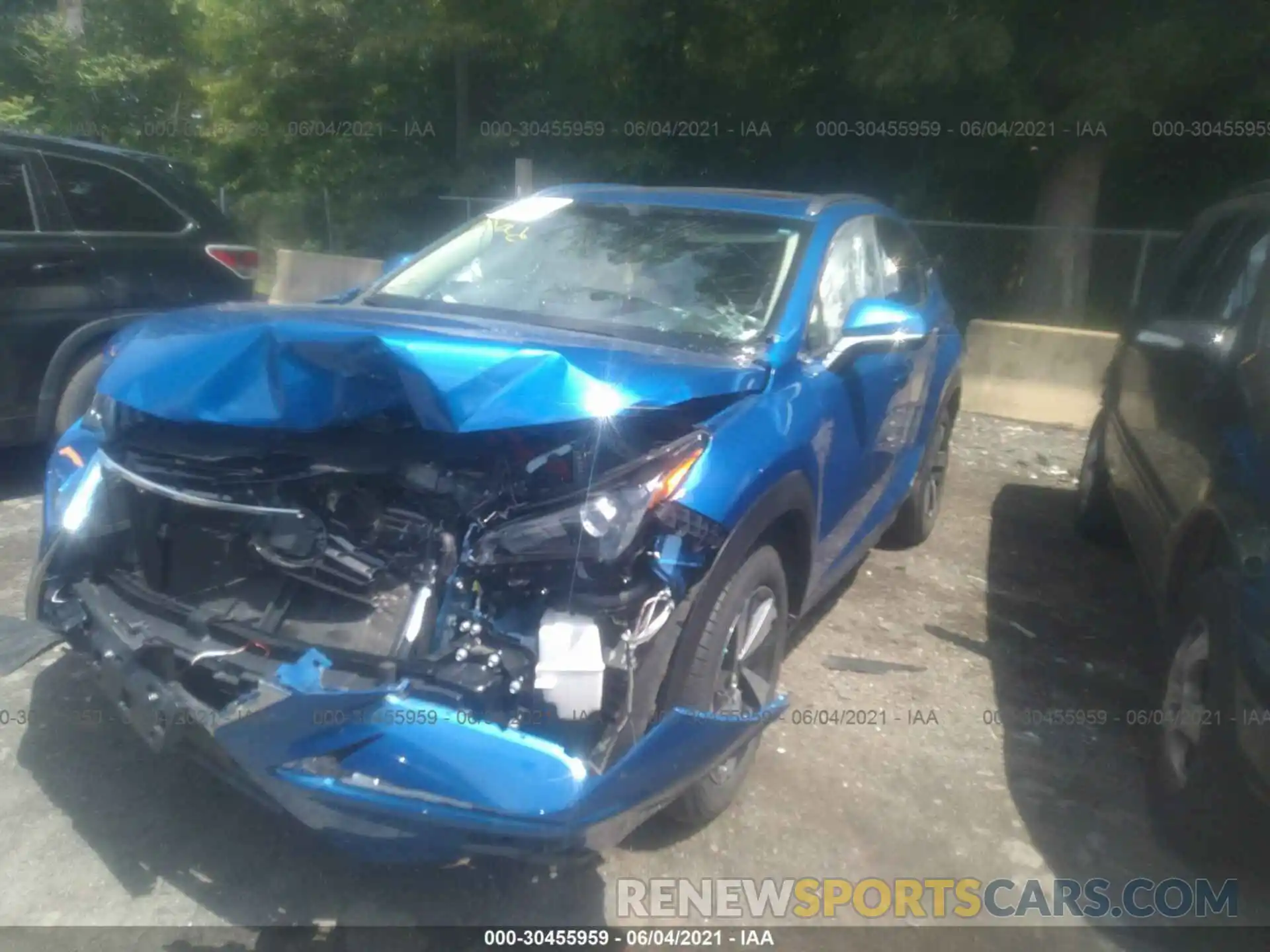 2 Photograph of a damaged car JTJBJRBZ4K2100466 LEXUS NX 2019