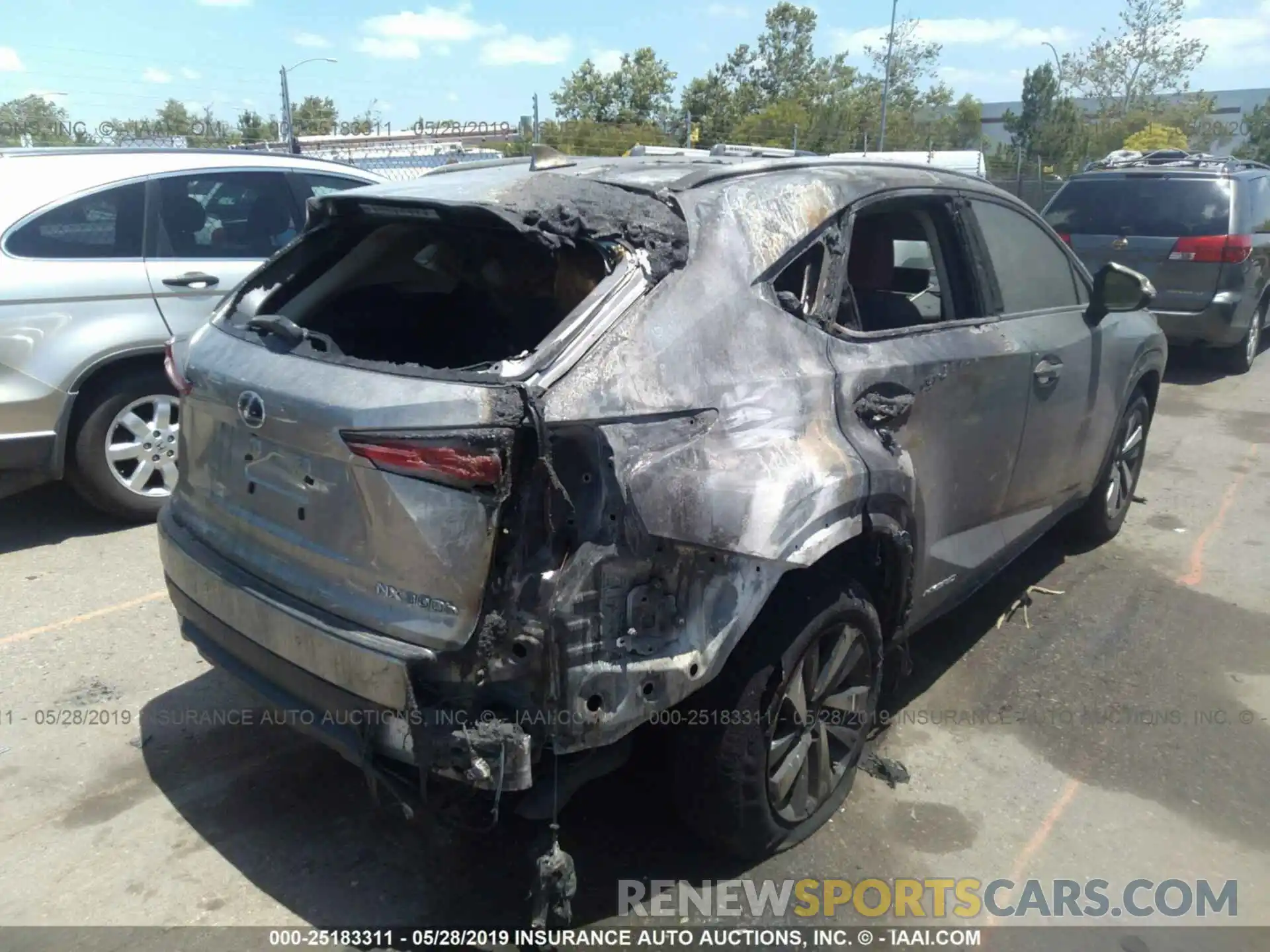 6 Photograph of a damaged car JTJBJRBZ4K2108695 LEXUS NX 2019