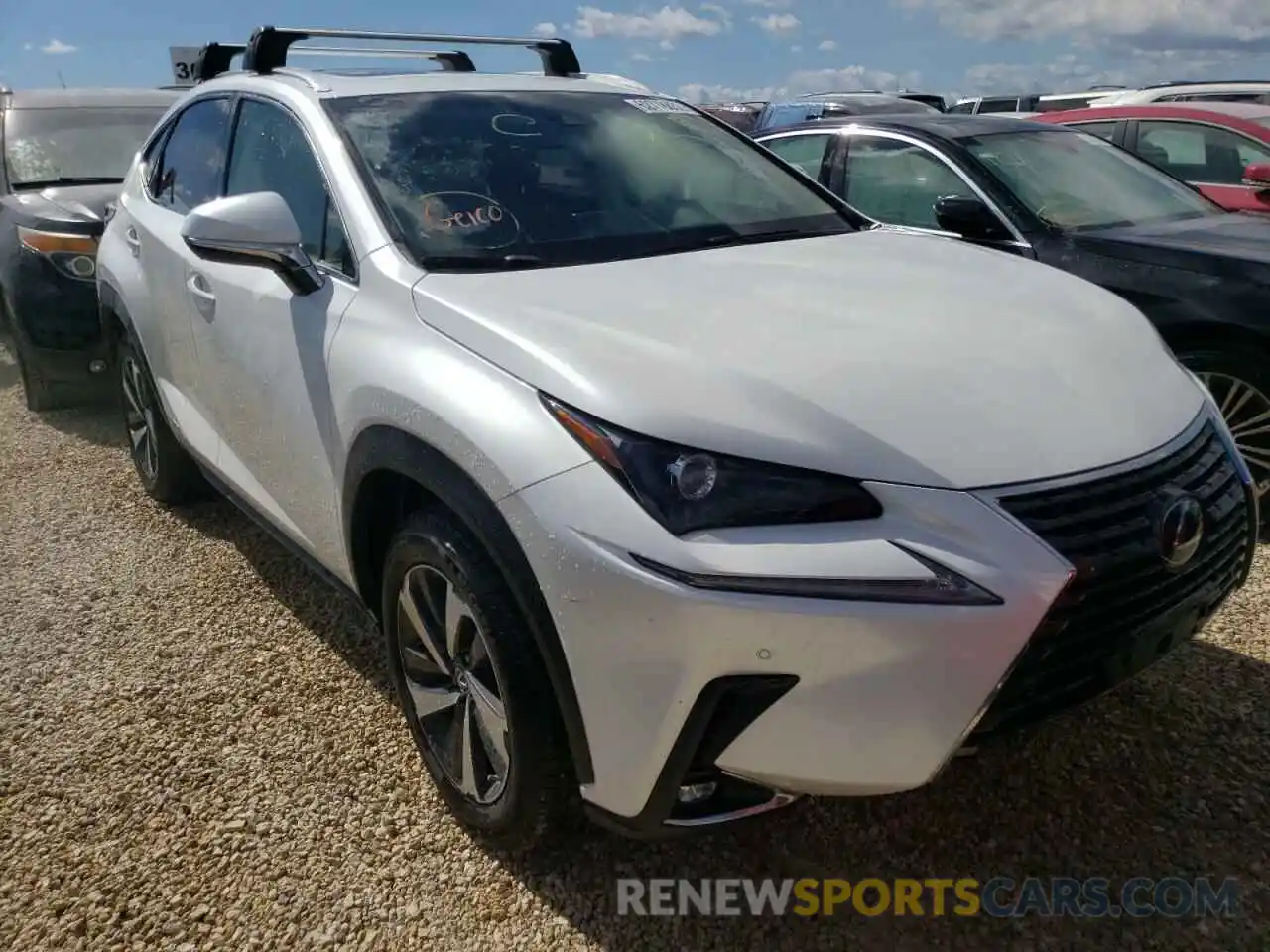 1 Photograph of a damaged car JTJBJRBZ4K2112486 LEXUS NX 2019