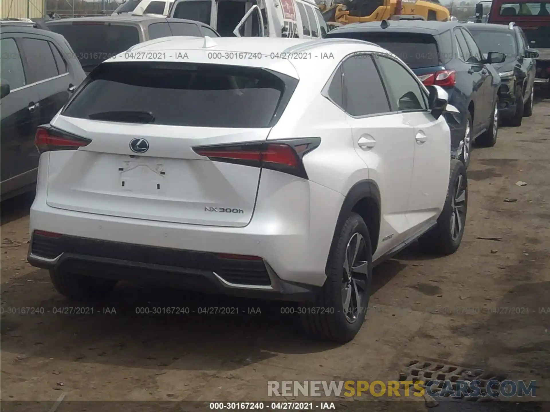 4 Фотография поврежденного автомобиля JTJBJRBZ4K2117901 LEXUS NX 2019