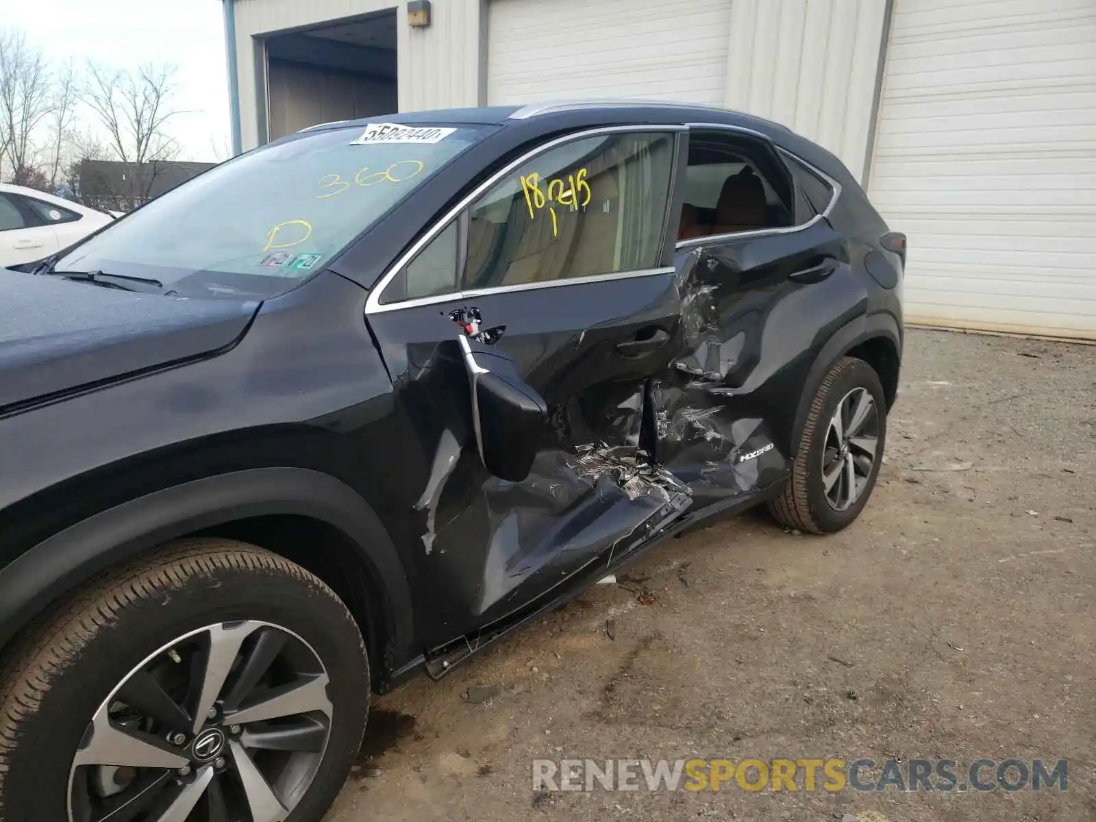 9 Фотография поврежденного автомобиля JTJBJRBZ4K2119826 LEXUS NX 2019