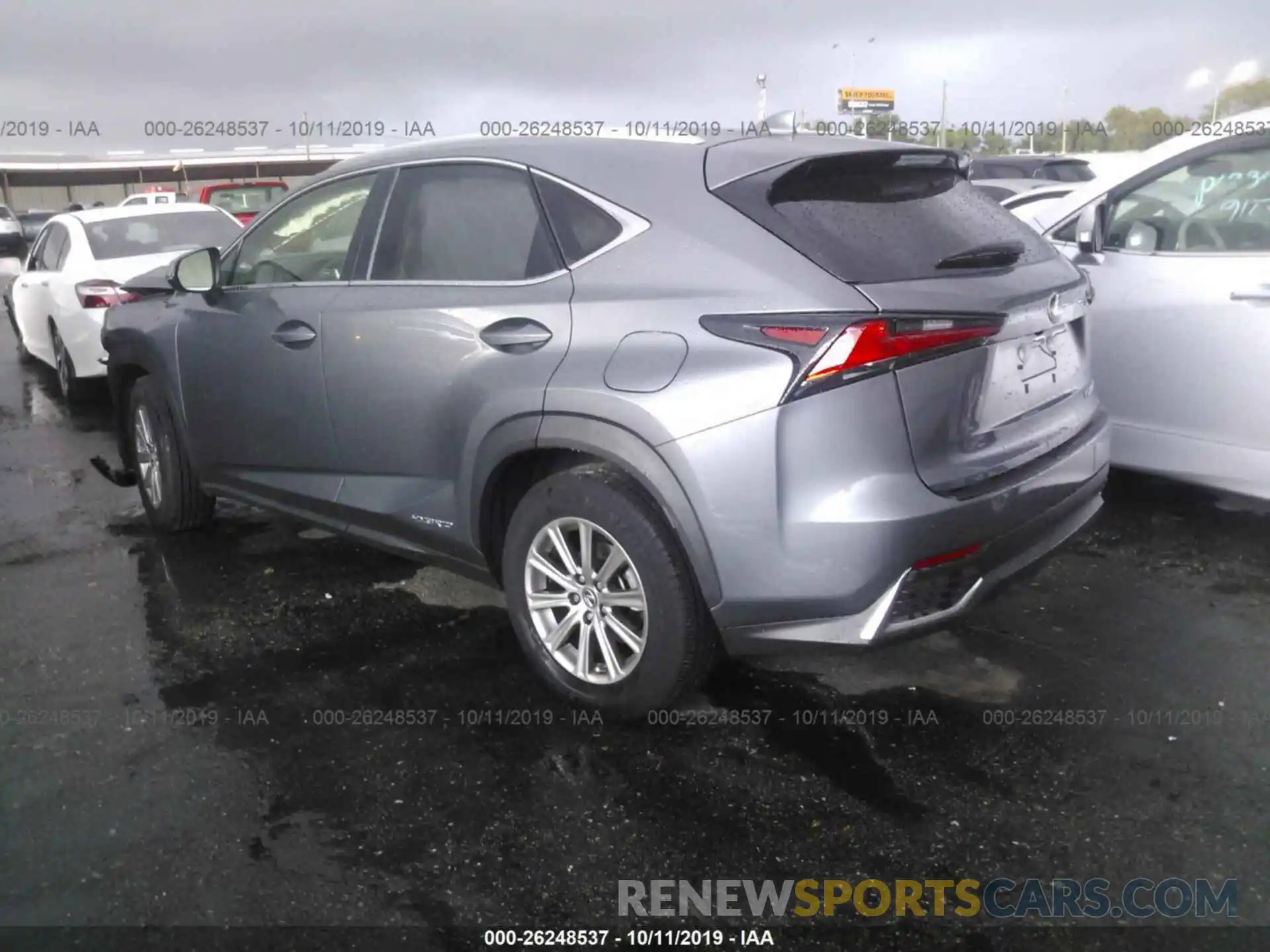 3 Photograph of a damaged car JTJBJRBZ5K2100282 LEXUS NX 2019