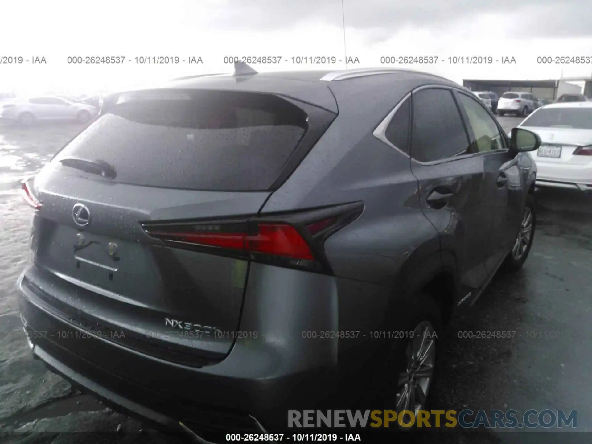 4 Фотография поврежденного автомобиля JTJBJRBZ5K2100282 LEXUS NX 2019