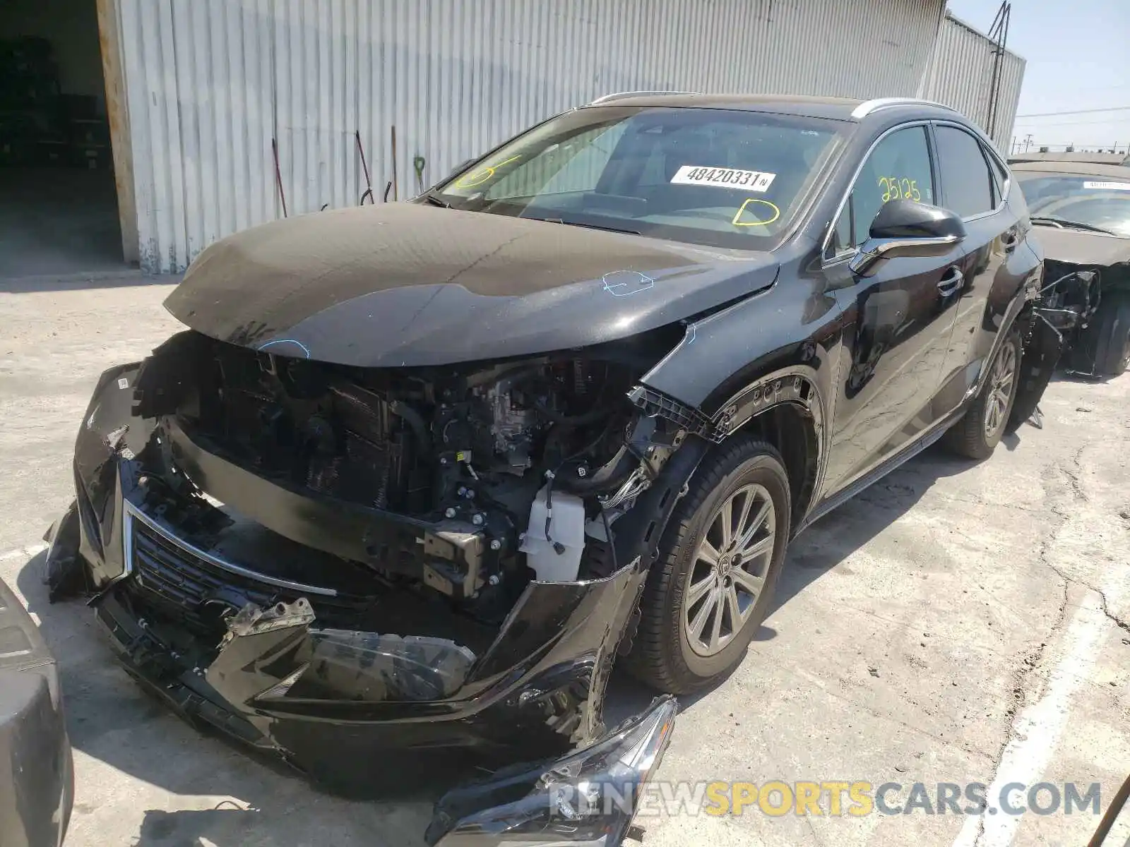 2 Photograph of a damaged car JTJBJRBZ5K2102730 LEXUS NX 2019