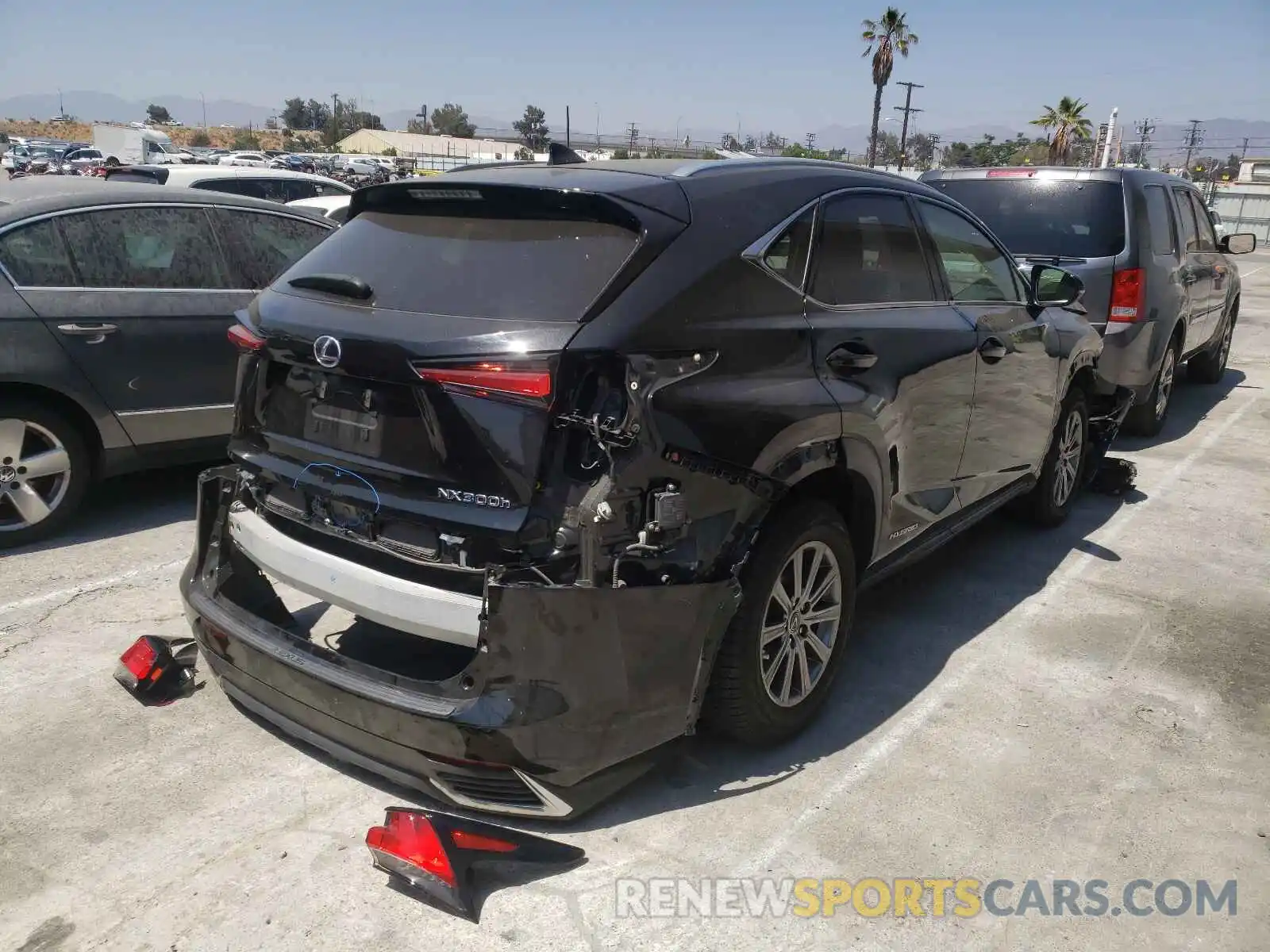 4 Photograph of a damaged car JTJBJRBZ5K2102730 LEXUS NX 2019