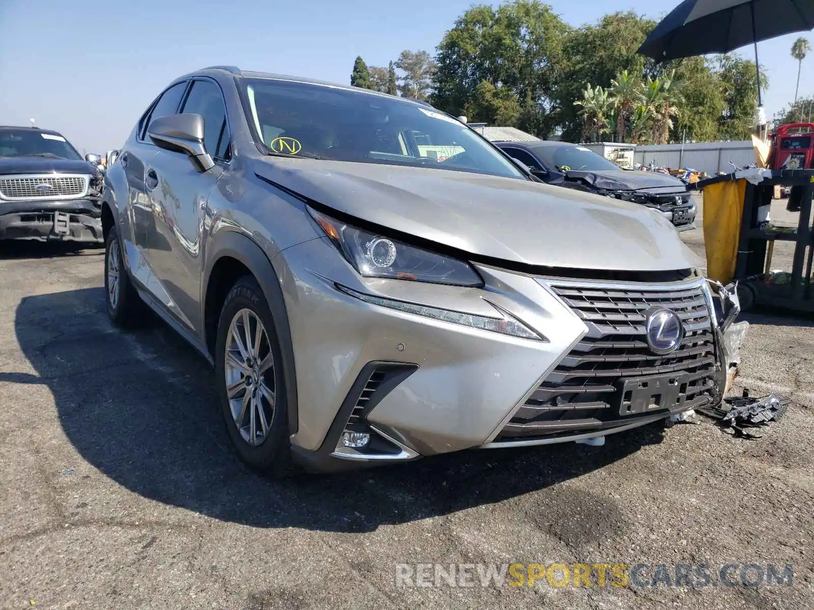 1 Photograph of a damaged car JTJBJRBZ5K2103814 LEXUS NX 2019