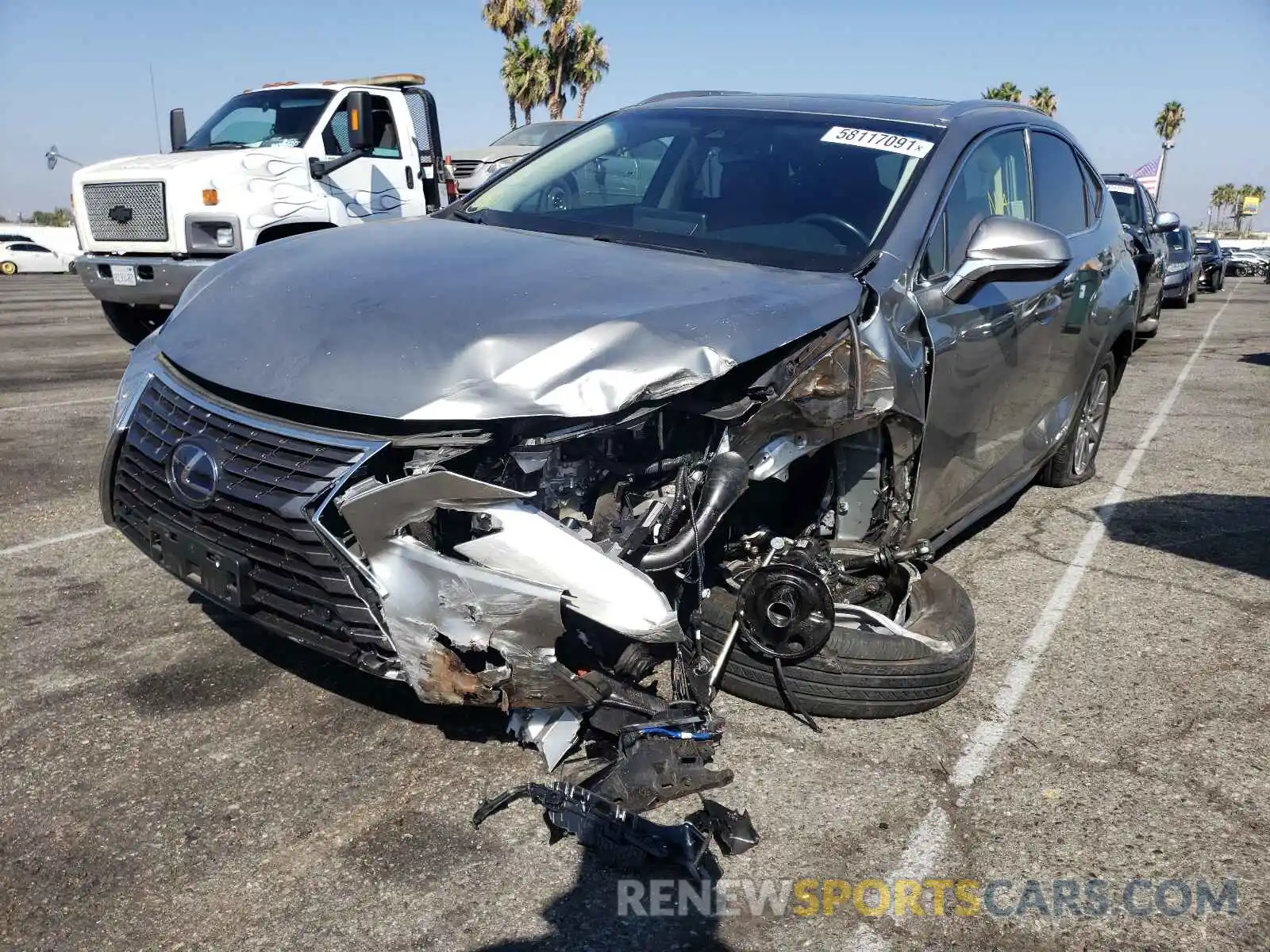 2 Photograph of a damaged car JTJBJRBZ5K2103814 LEXUS NX 2019