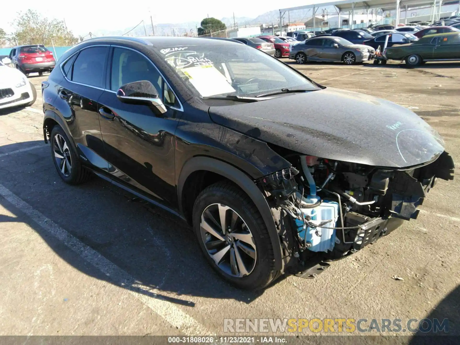 1 Photograph of a damaged car JTJBJRBZ5K2106194 LEXUS NX 2019