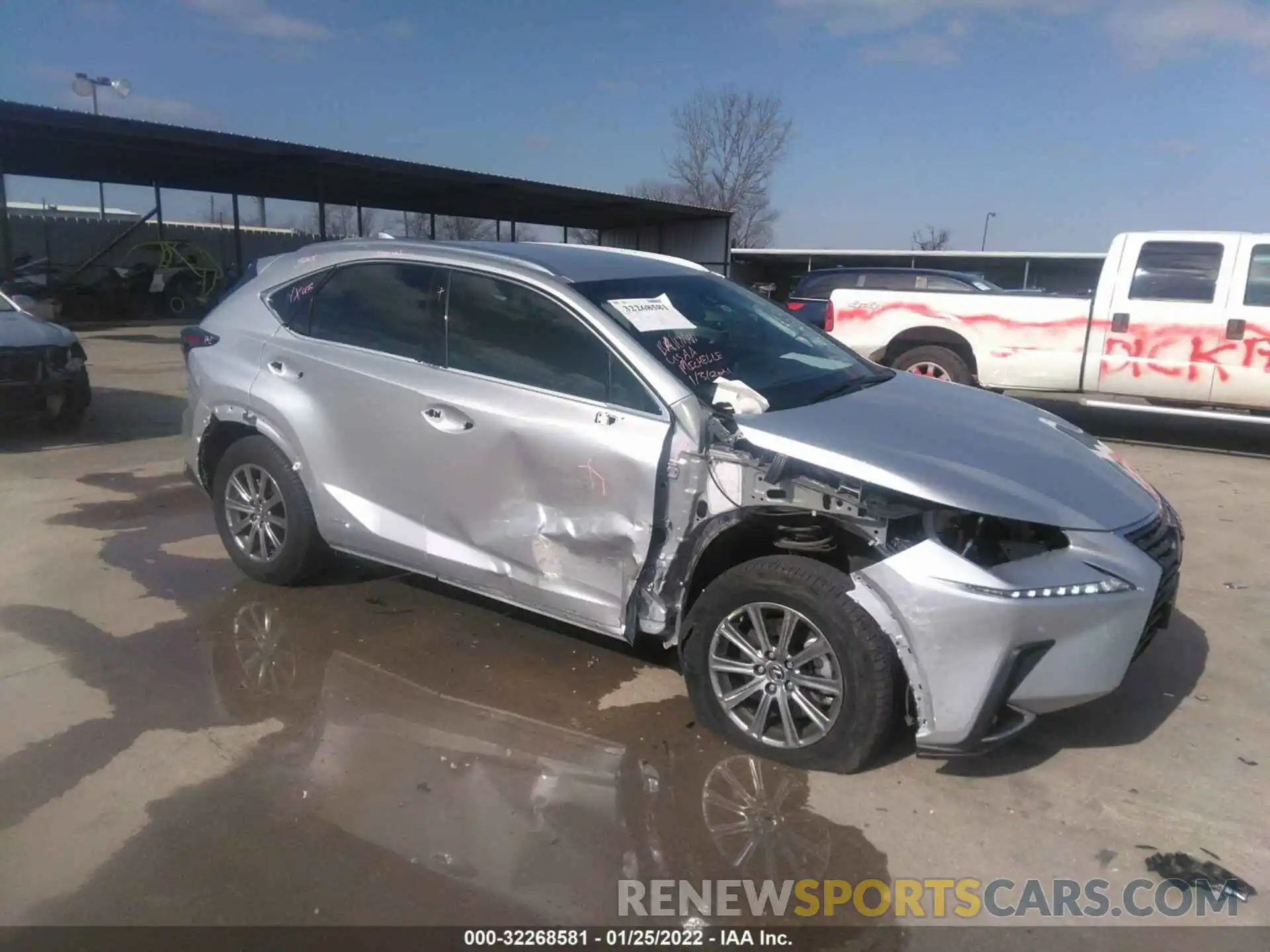 1 Photograph of a damaged car JTJBJRBZ5K2107183 LEXUS NX 2019