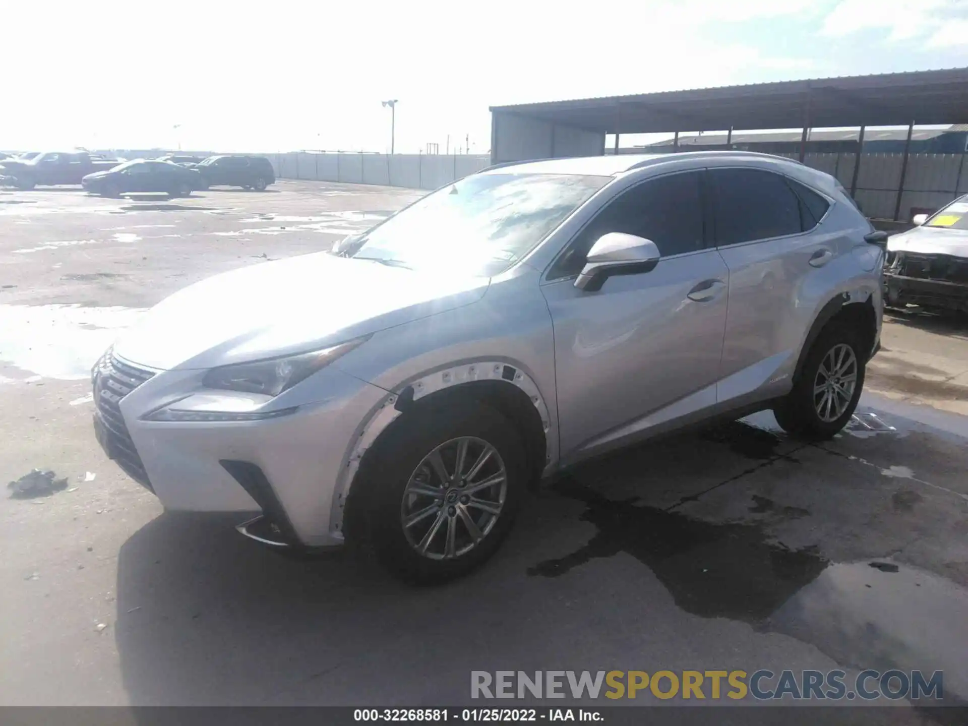 2 Фотография поврежденного автомобиля JTJBJRBZ5K2107183 LEXUS NX 2019