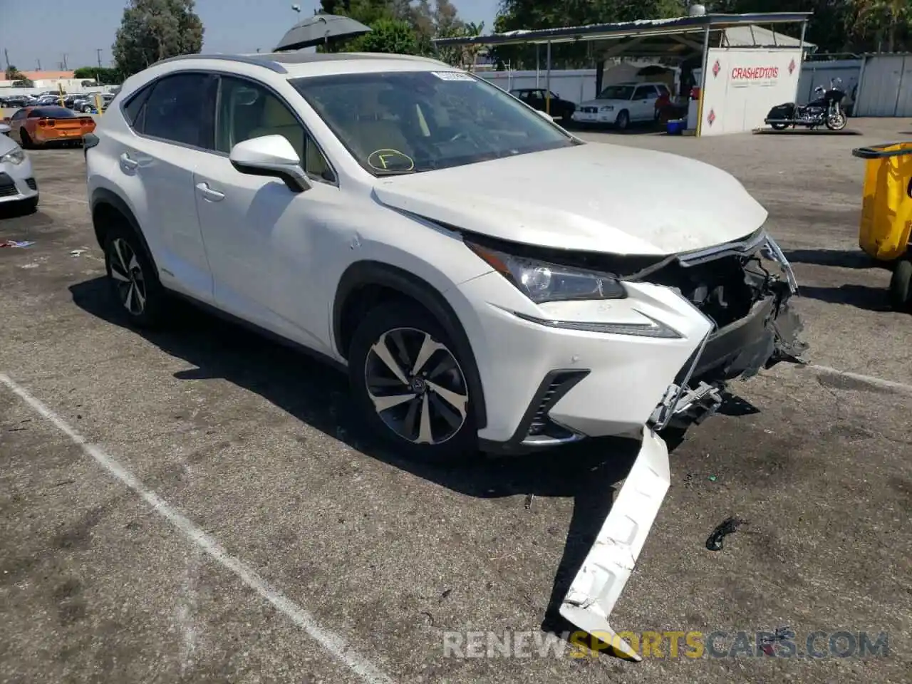 1 Photograph of a damaged car JTJBJRBZ5K2107734 LEXUS NX 2019