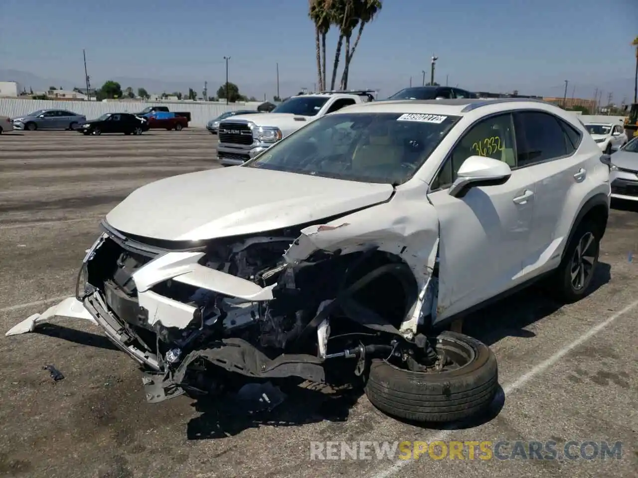 2 Photograph of a damaged car JTJBJRBZ5K2107734 LEXUS NX 2019