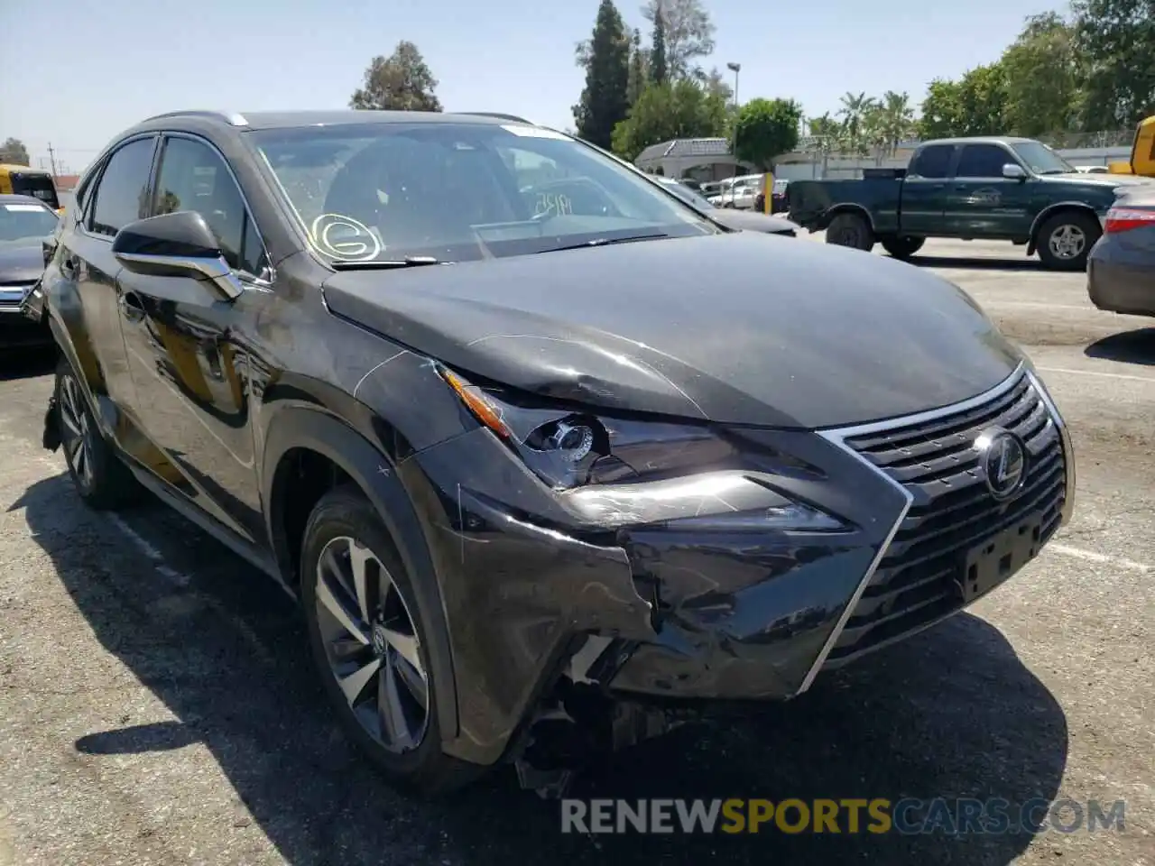 1 Photograph of a damaged car JTJBJRBZ5K2111069 LEXUS NX 2019