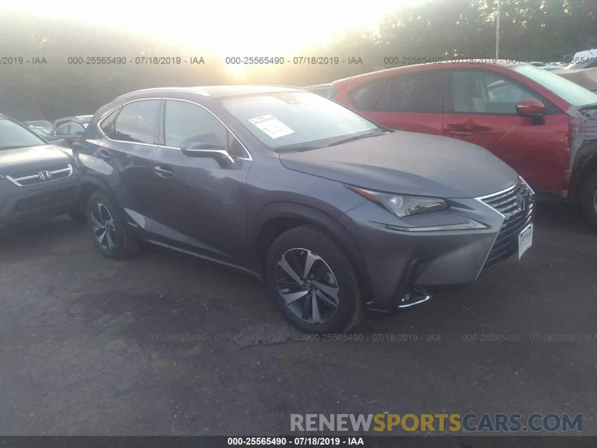 1 Photograph of a damaged car JTJBJRBZ5K2112321 LEXUS NX 2019