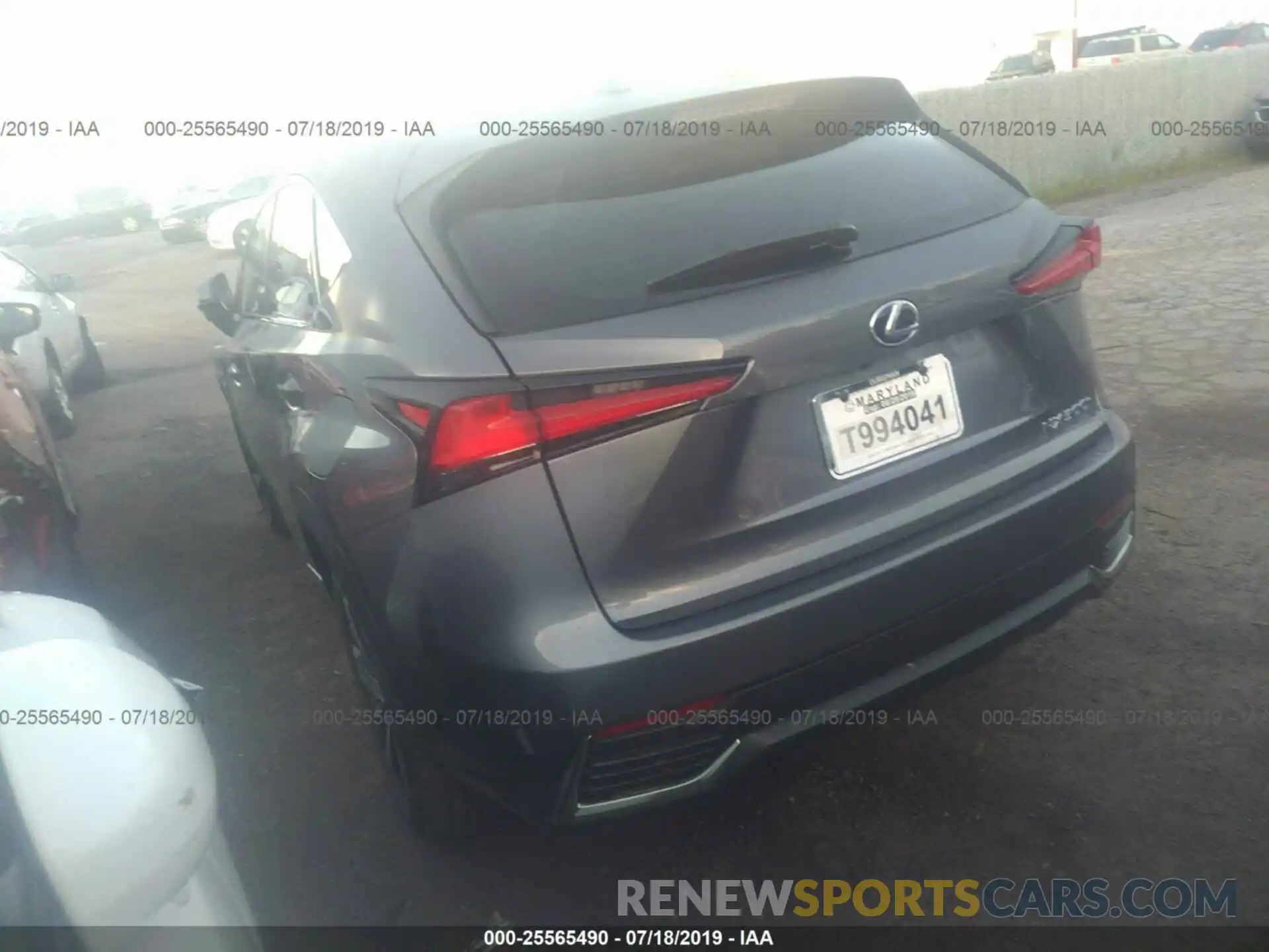 3 Photograph of a damaged car JTJBJRBZ5K2112321 LEXUS NX 2019