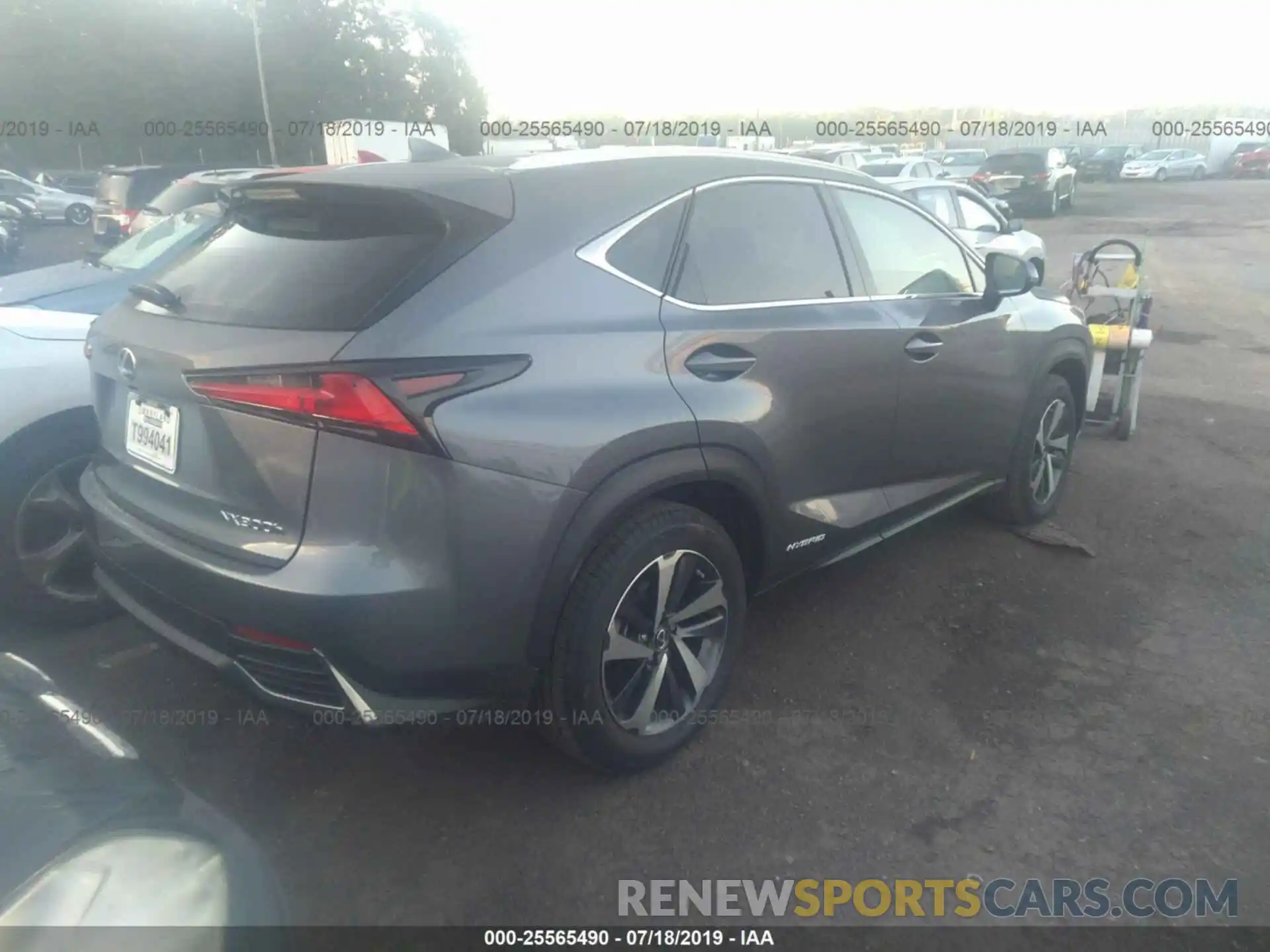 4 Photograph of a damaged car JTJBJRBZ5K2112321 LEXUS NX 2019