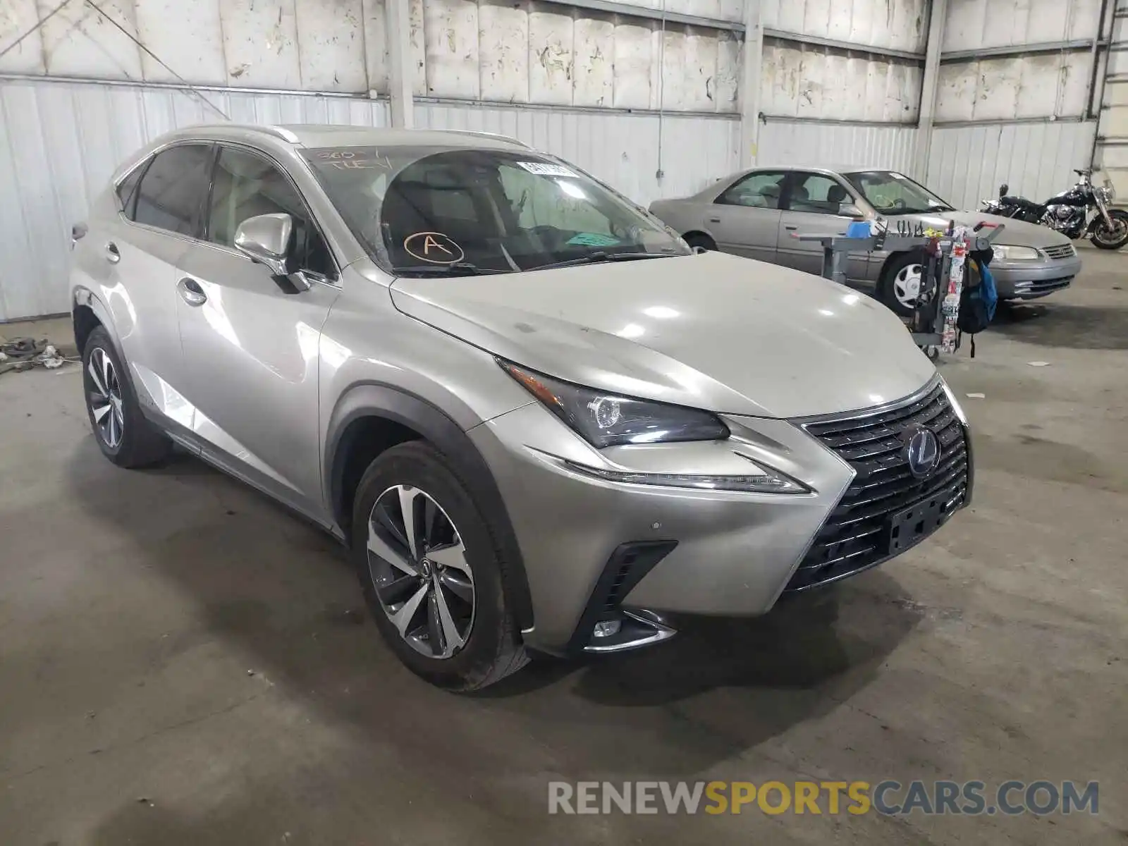 1 Photograph of a damaged car JTJBJRBZ5K2112593 LEXUS NX 2019