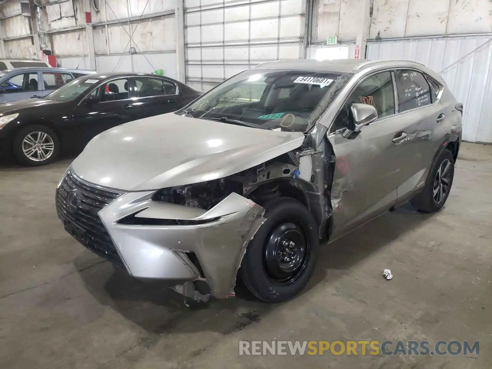 2 Фотография поврежденного автомобиля JTJBJRBZ5K2112593 LEXUS NX 2019