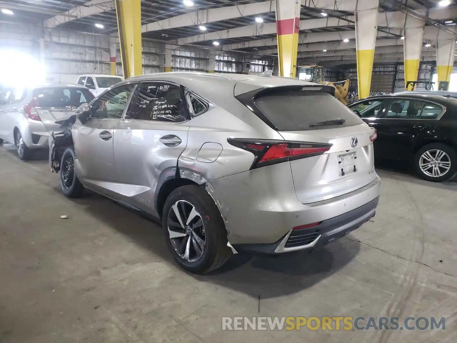 3 Фотография поврежденного автомобиля JTJBJRBZ5K2112593 LEXUS NX 2019