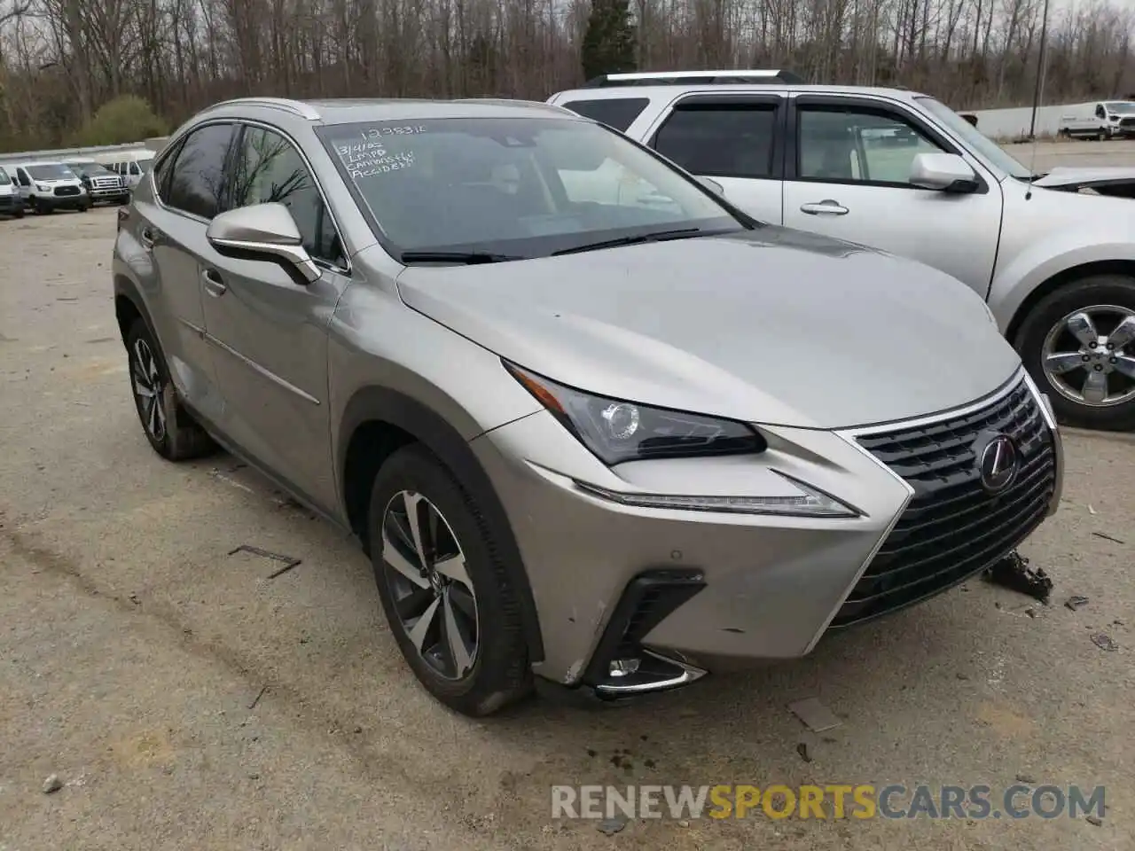 1 Photograph of a damaged car JTJBJRBZ5K2112920 LEXUS NX 2019