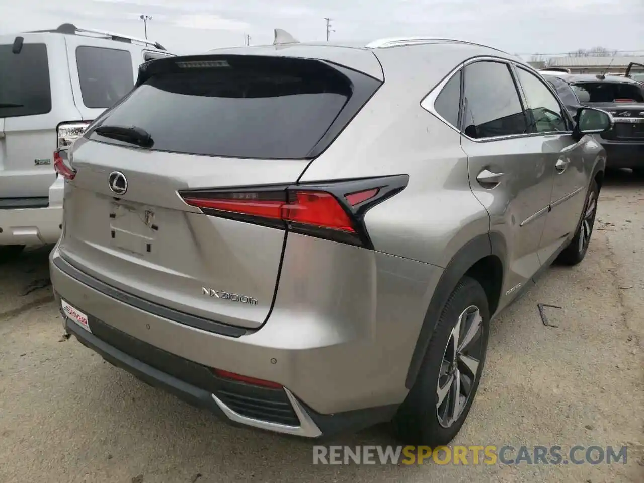 4 Фотография поврежденного автомобиля JTJBJRBZ5K2112920 LEXUS NX 2019