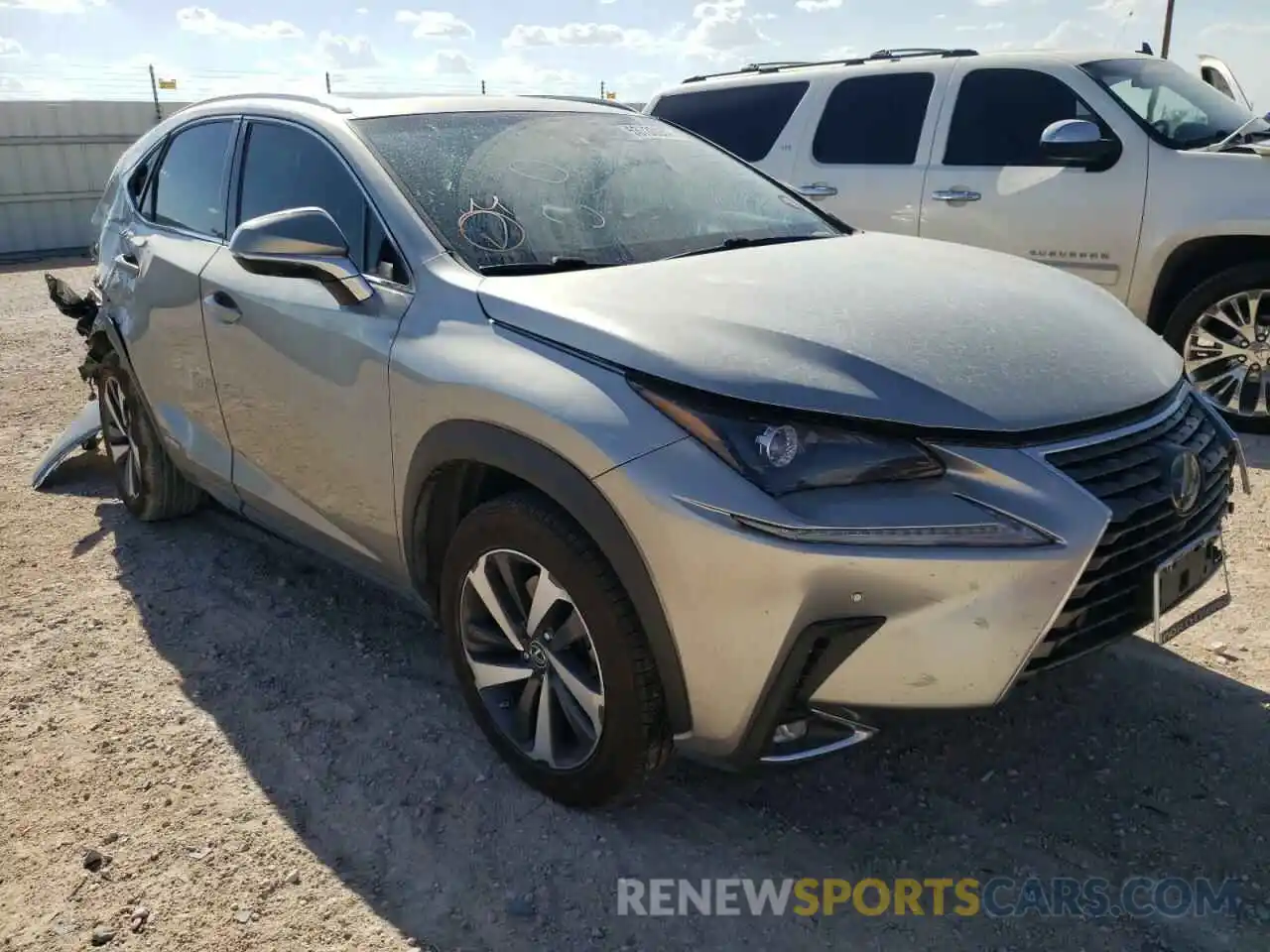 1 Photograph of a damaged car JTJBJRBZ5K2118085 LEXUS NX 2019