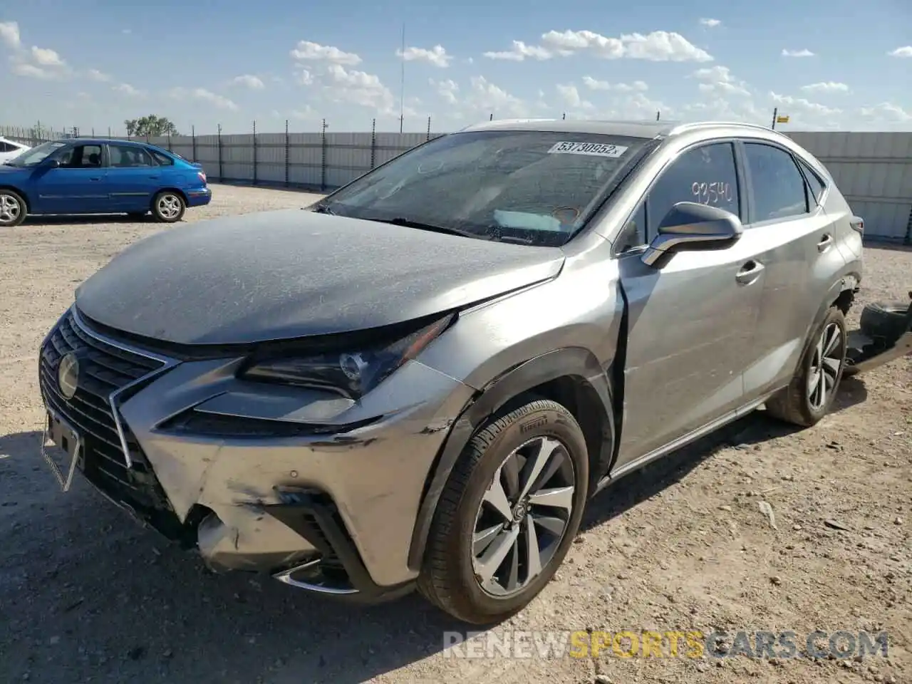 2 Фотография поврежденного автомобиля JTJBJRBZ5K2118085 LEXUS NX 2019