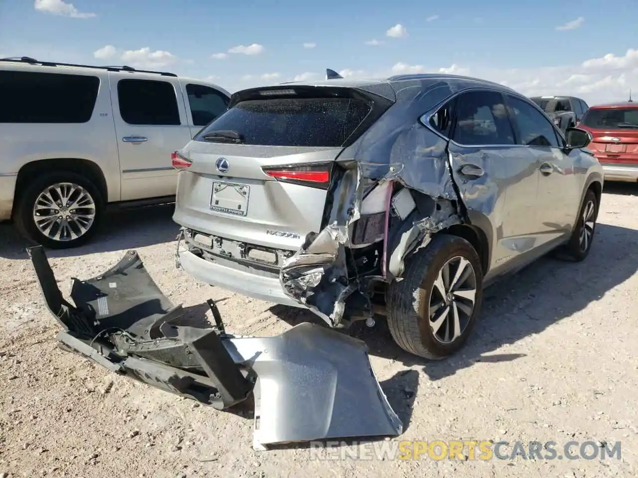 4 Photograph of a damaged car JTJBJRBZ5K2118085 LEXUS NX 2019