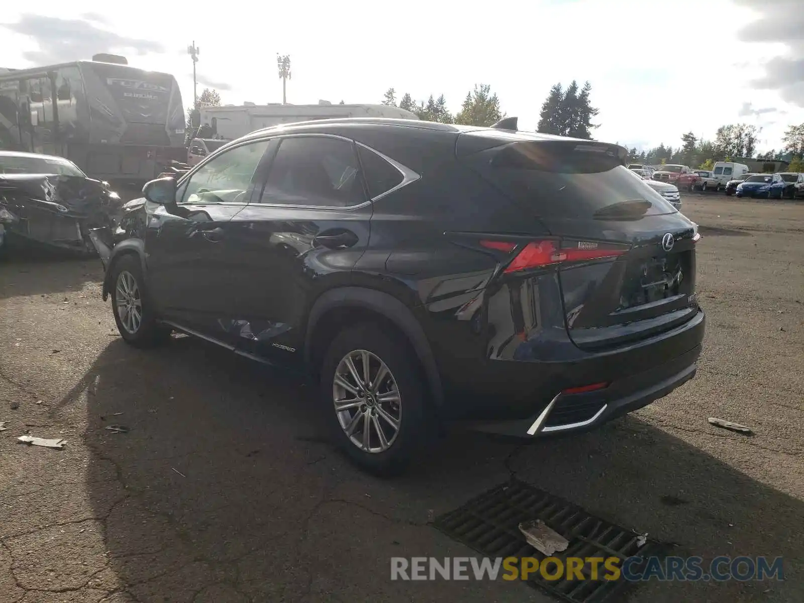 3 Фотография поврежденного автомобиля JTJBJRBZ5K2123822 LEXUS NX 2019