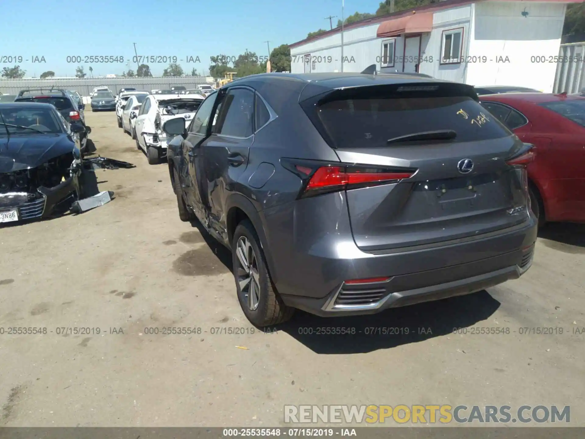 3 Photograph of a damaged car JTJBJRBZ5K2124307 LEXUS NX 2019