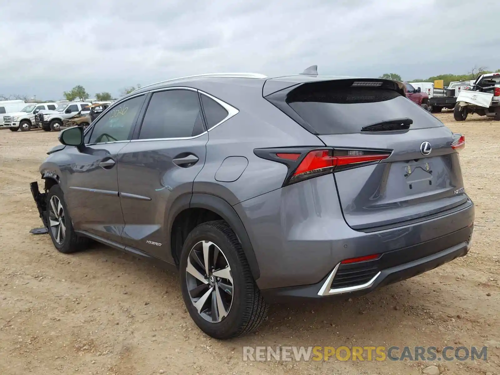 3 Photograph of a damaged car JTJBJRBZ6K2102817 LEXUS NX 2019