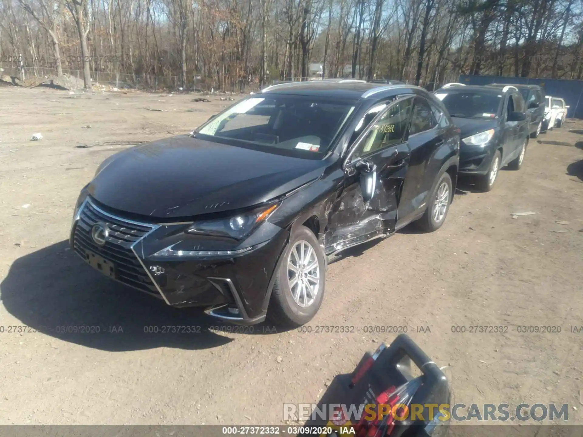 2 Фотография поврежденного автомобиля JTJBJRBZ6K2103904 LEXUS NX 2019