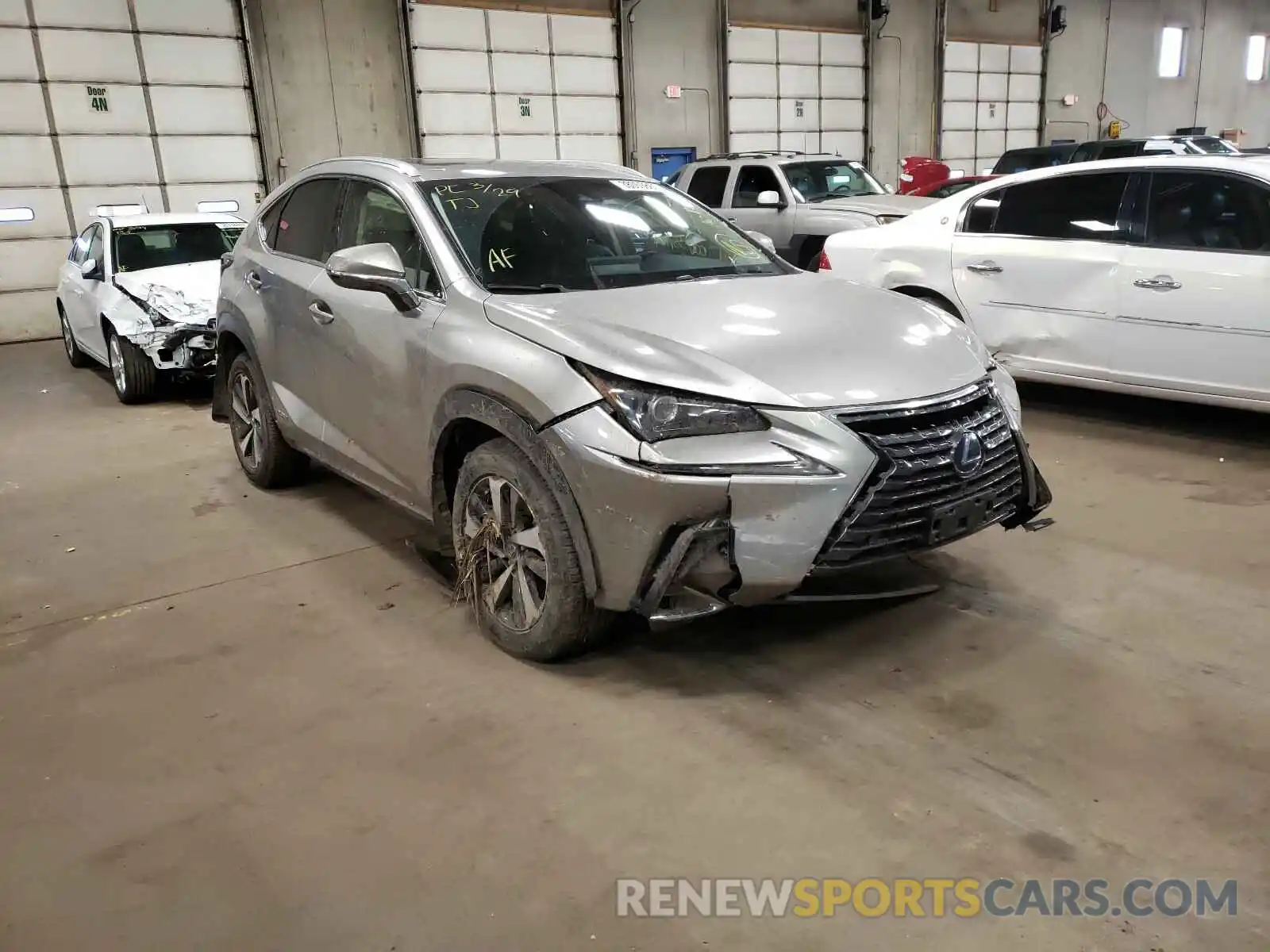 1 Photograph of a damaged car JTJBJRBZ6K2104017 LEXUS NX 2019