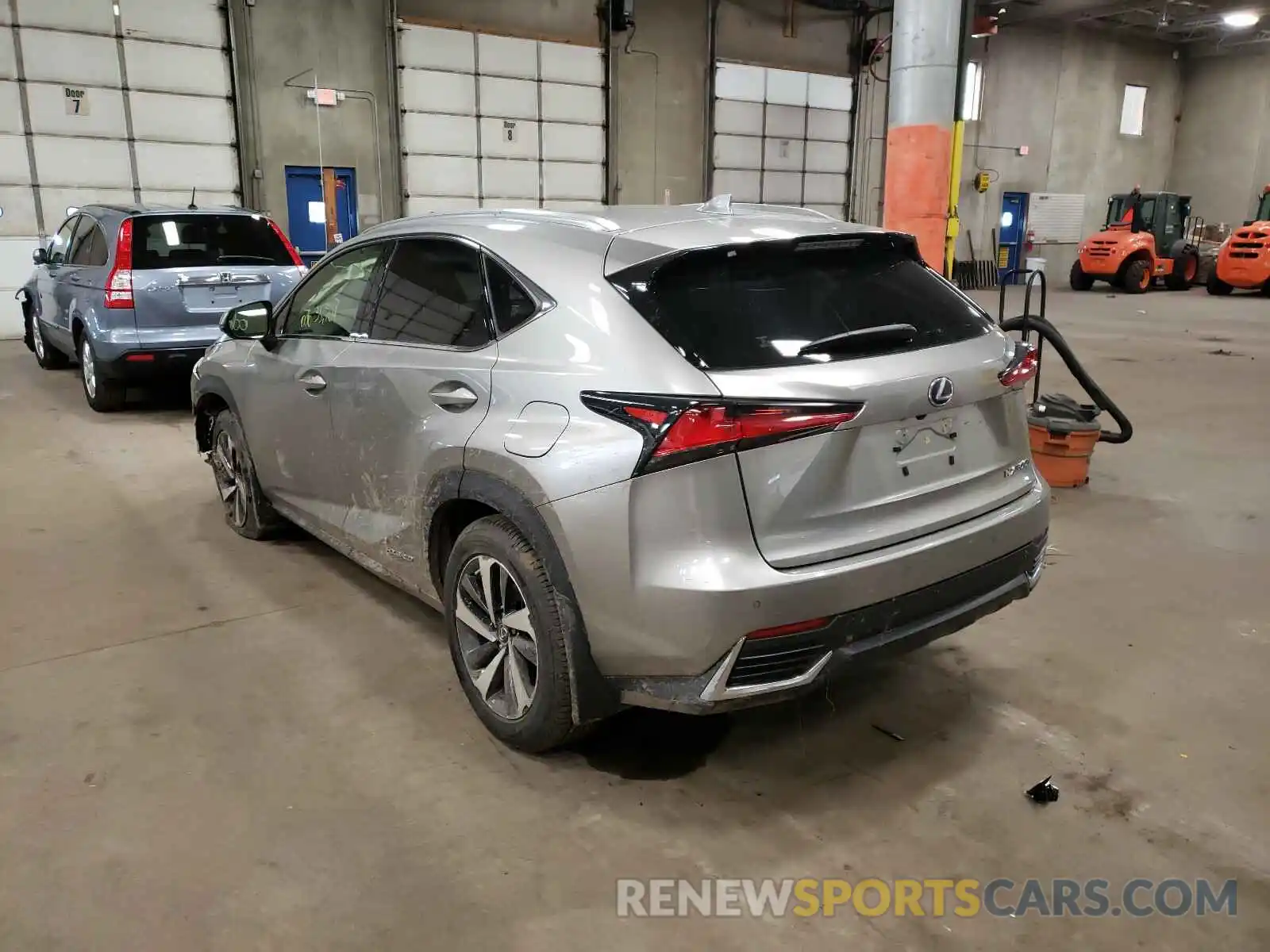 3 Фотография поврежденного автомобиля JTJBJRBZ6K2104017 LEXUS NX 2019