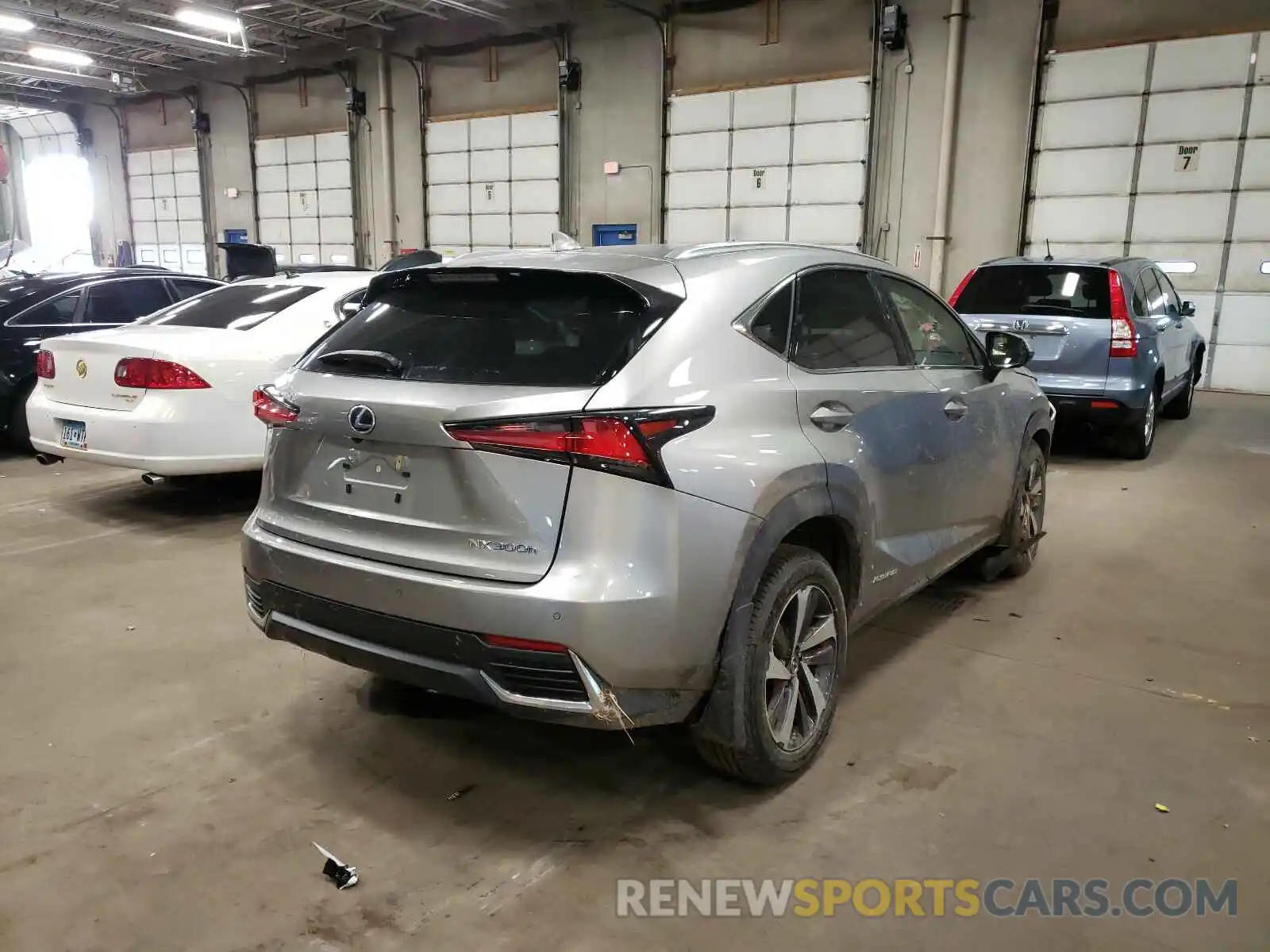 4 Фотография поврежденного автомобиля JTJBJRBZ6K2104017 LEXUS NX 2019