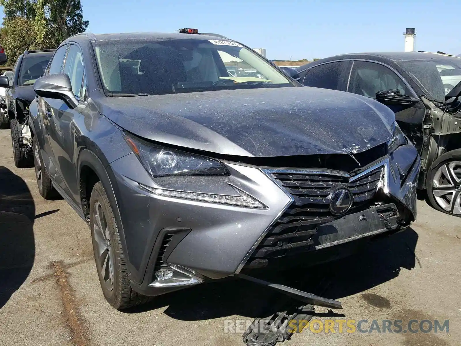 1 Photograph of a damaged car JTJBJRBZ6K2104194 LEXUS NX 2019