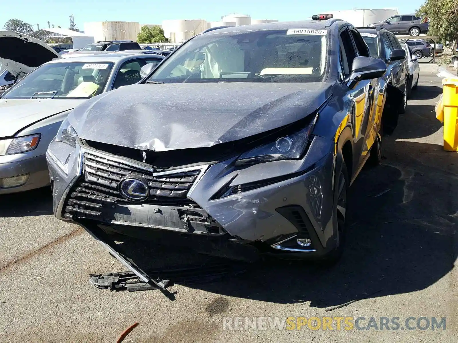 2 Photograph of a damaged car JTJBJRBZ6K2104194 LEXUS NX 2019