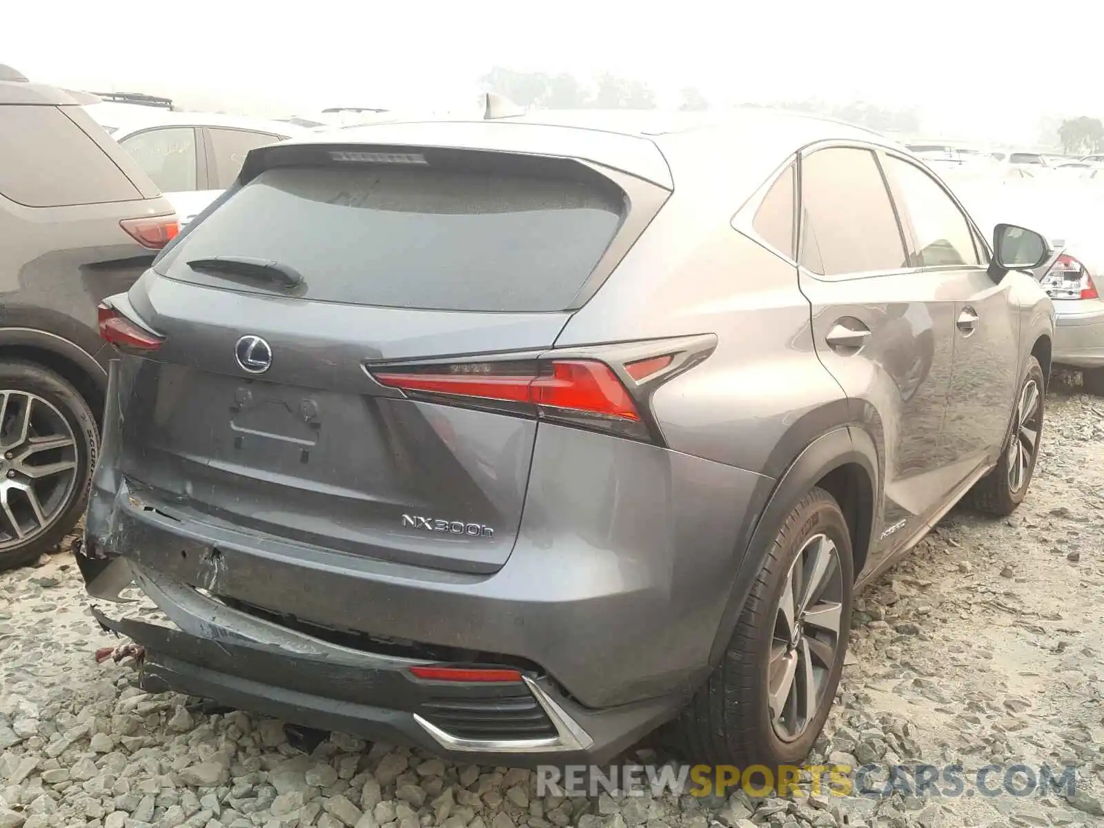 4 Фотография поврежденного автомобиля JTJBJRBZ6K2104194 LEXUS NX 2019