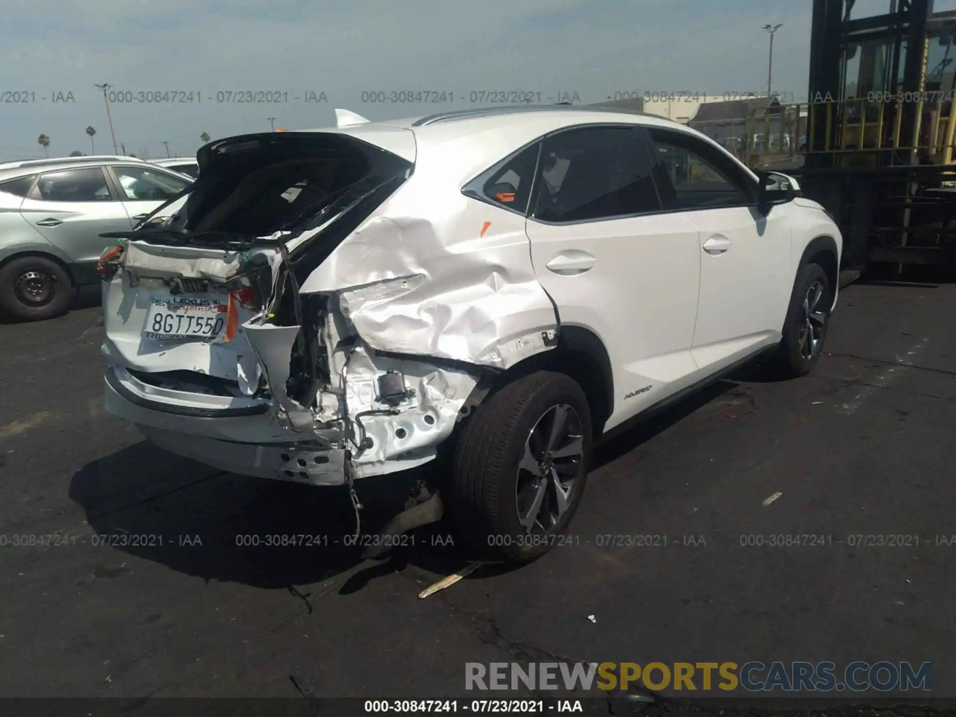 4 Photograph of a damaged car JTJBJRBZ6K2106768 LEXUS NX 2019