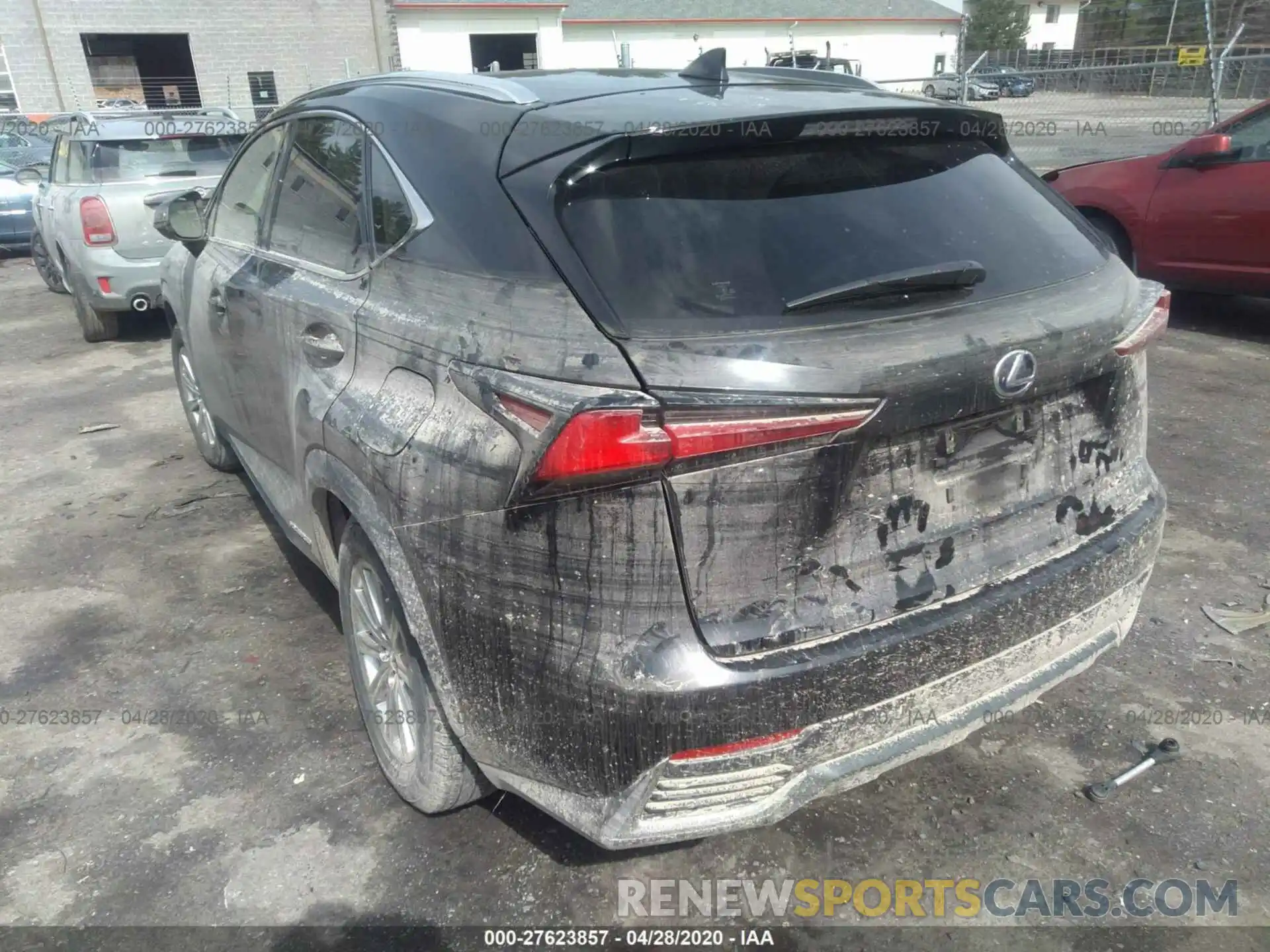 3 Фотография поврежденного автомобиля JTJBJRBZ6K2106995 LEXUS NX 2019