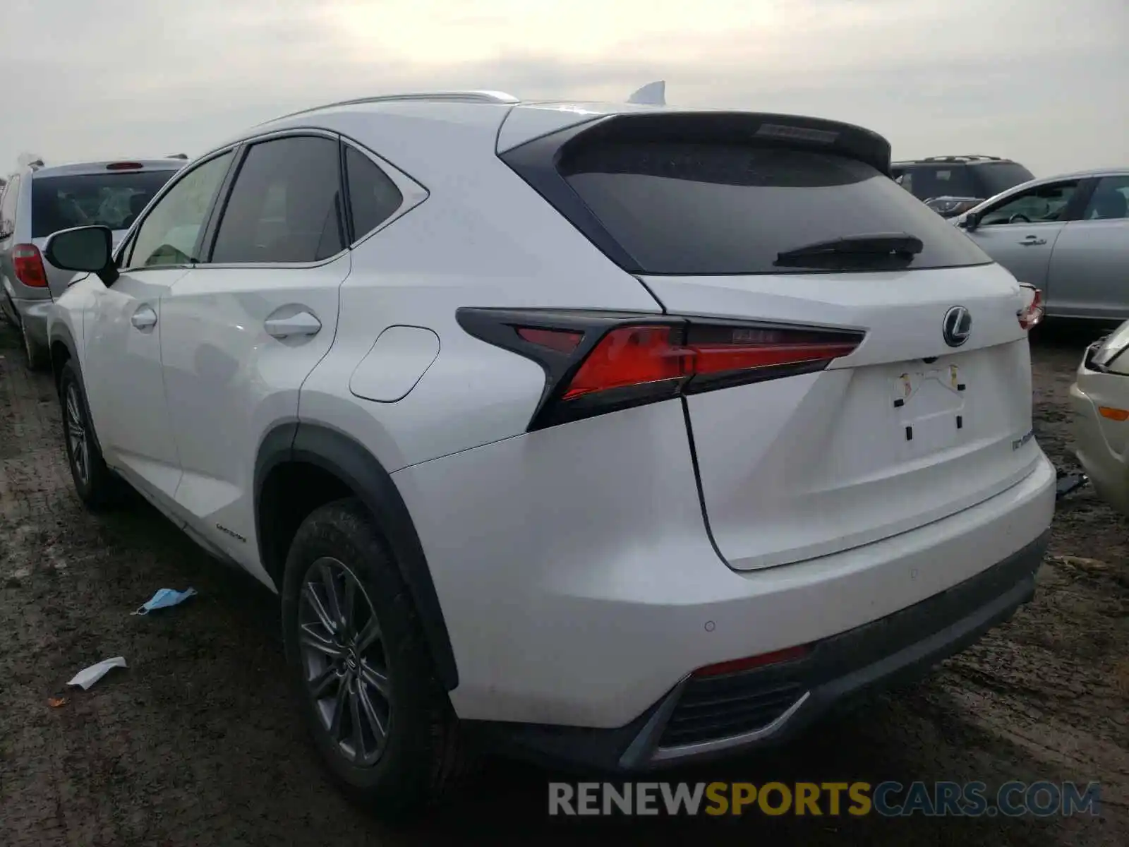 3 Фотография поврежденного автомобиля JTJBJRBZ6K2110464 LEXUS NX 2019