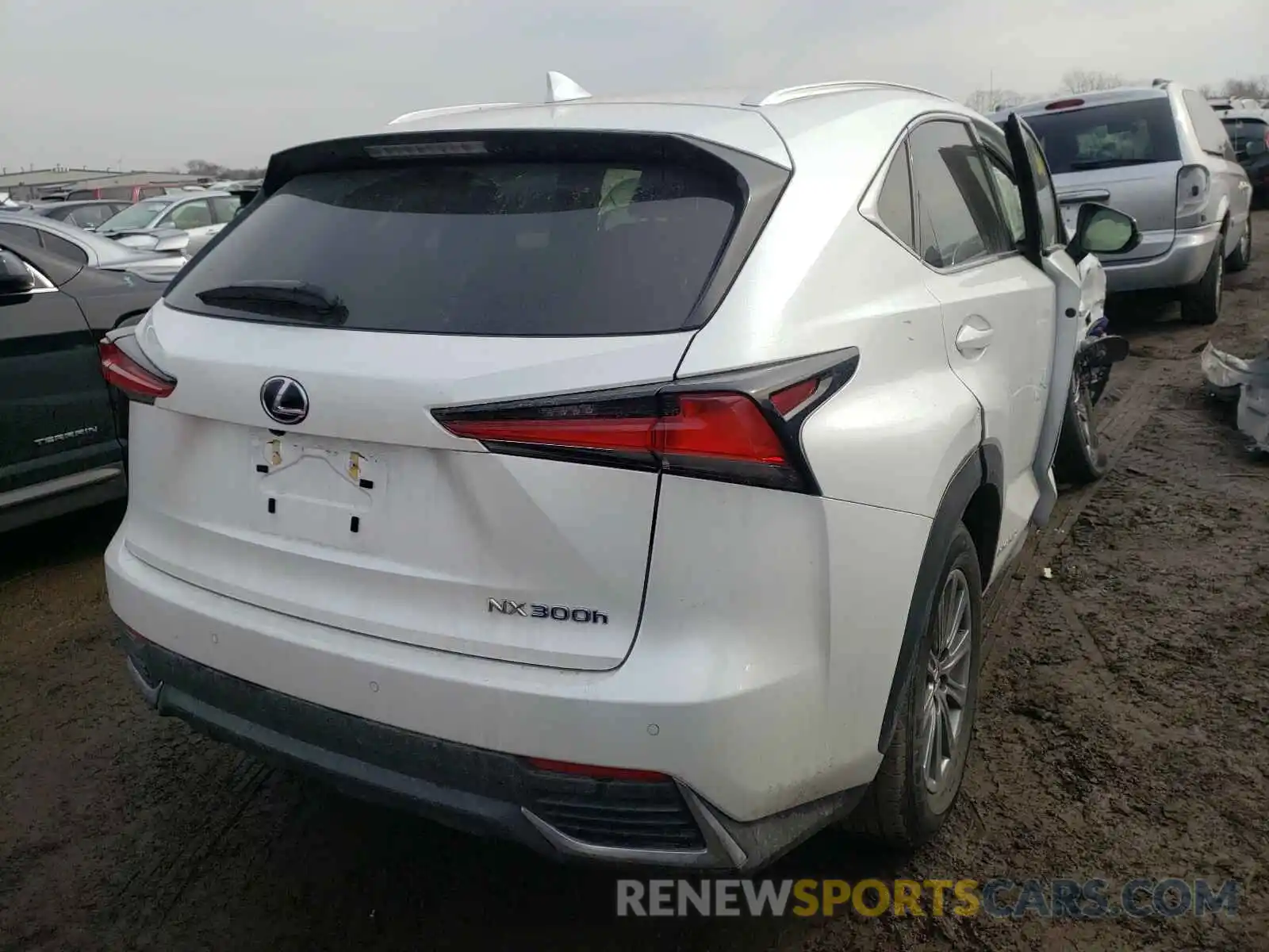 4 Фотография поврежденного автомобиля JTJBJRBZ6K2110464 LEXUS NX 2019