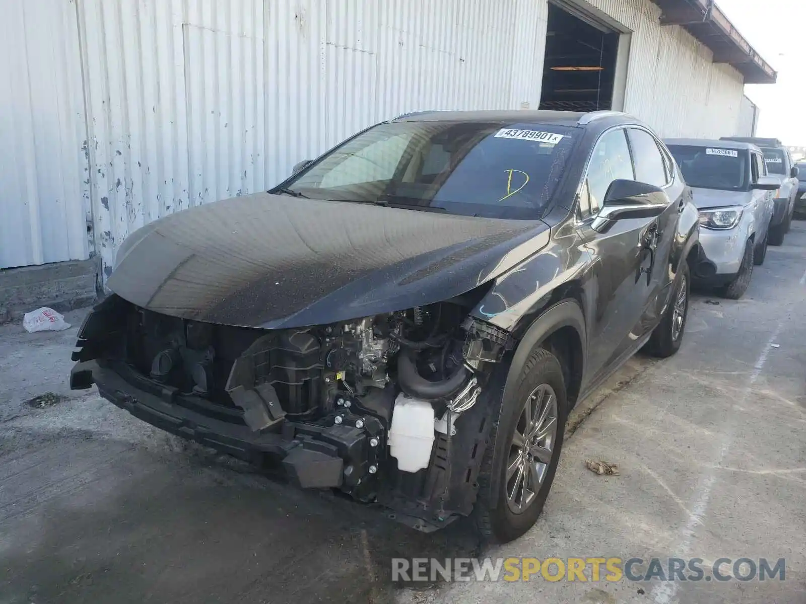 2 Фотография поврежденного автомобиля JTJBJRBZ6K2112148 LEXUS NX 2019