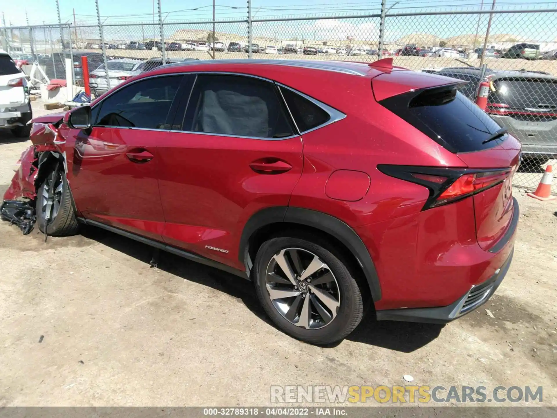 3 Фотография поврежденного автомобиля JTJBJRBZ7K2096848 LEXUS NX 2019