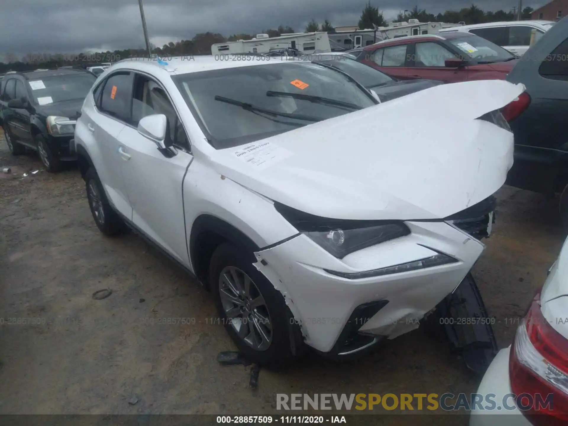 1 Photograph of a damaged car JTJBJRBZ7K2097031 LEXUS NX 2019