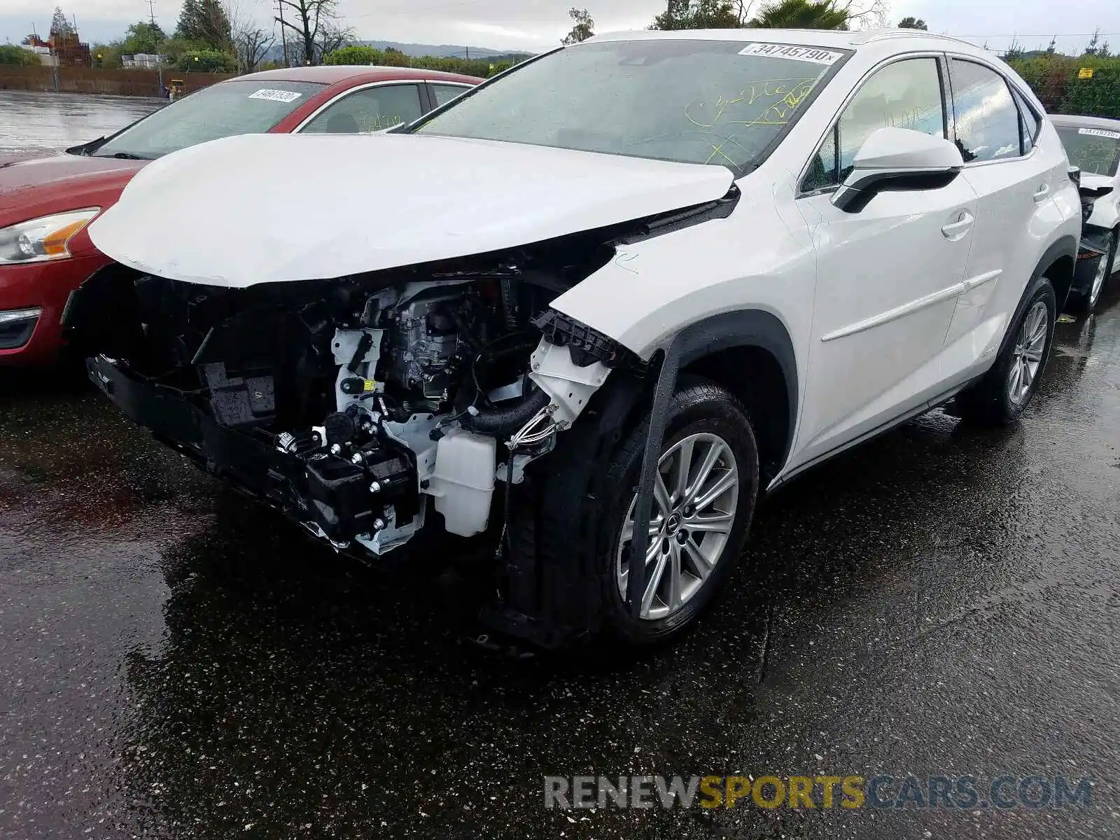 2 Photograph of a damaged car JTJBJRBZ7K2103619 LEXUS NX 2019