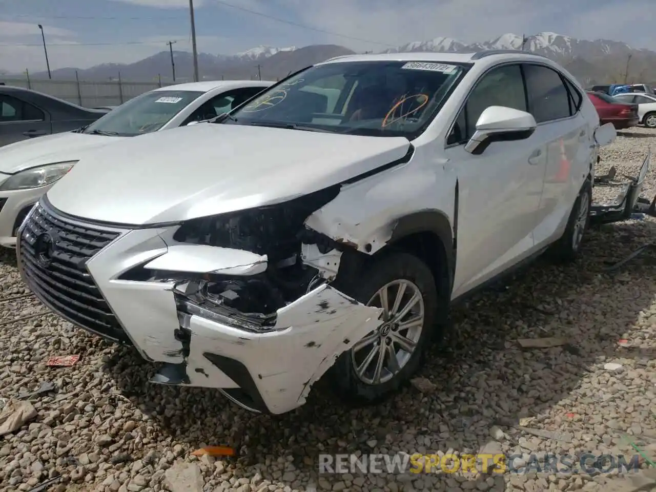 2 Photograph of a damaged car JTJBJRBZ7K2105970 LEXUS NX 2019